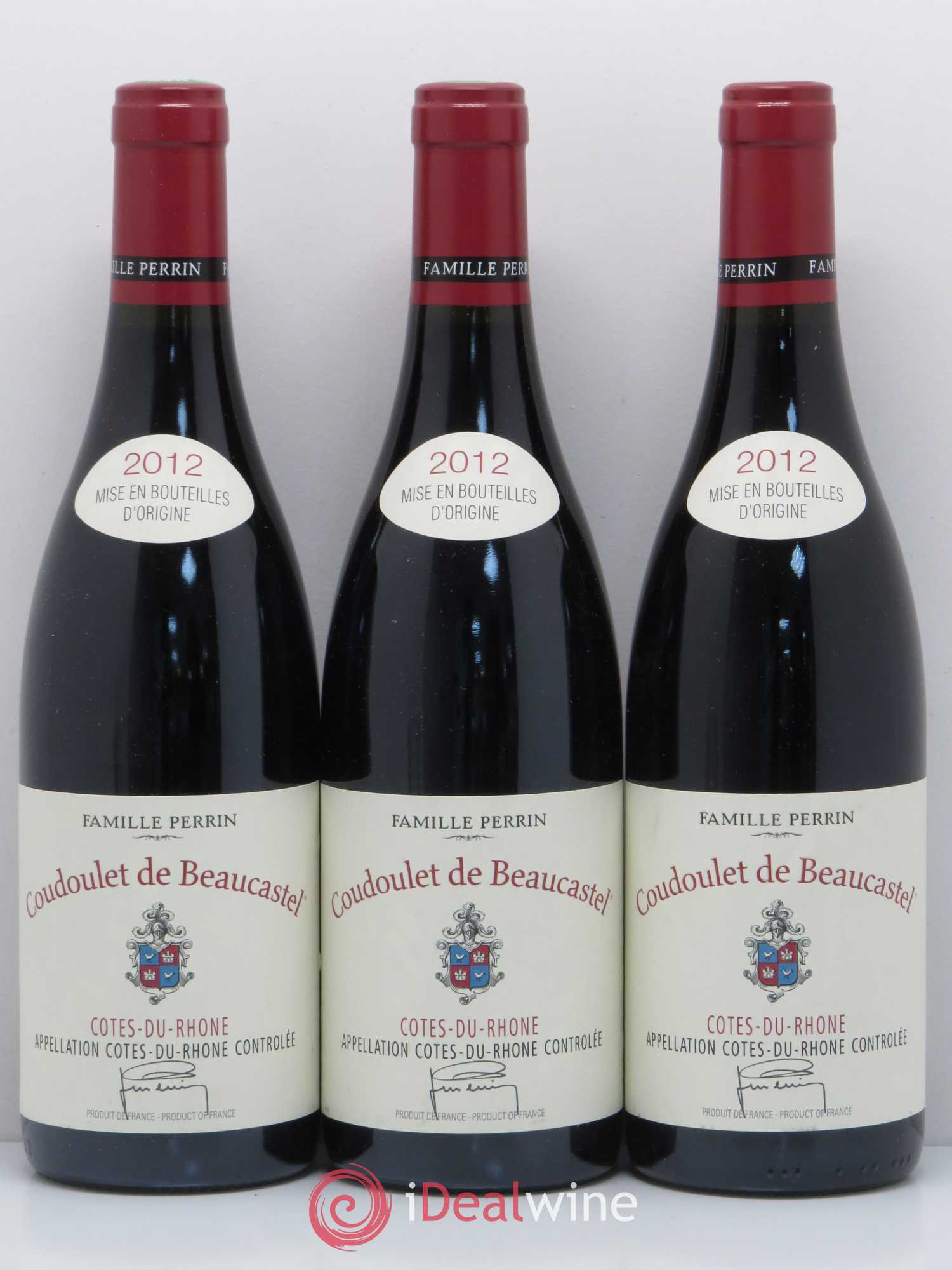 Côtes-du-Rhône Coudoulet de Beaucastel Famille Perrin 2012 - Lot de 6 bouteilles - 2