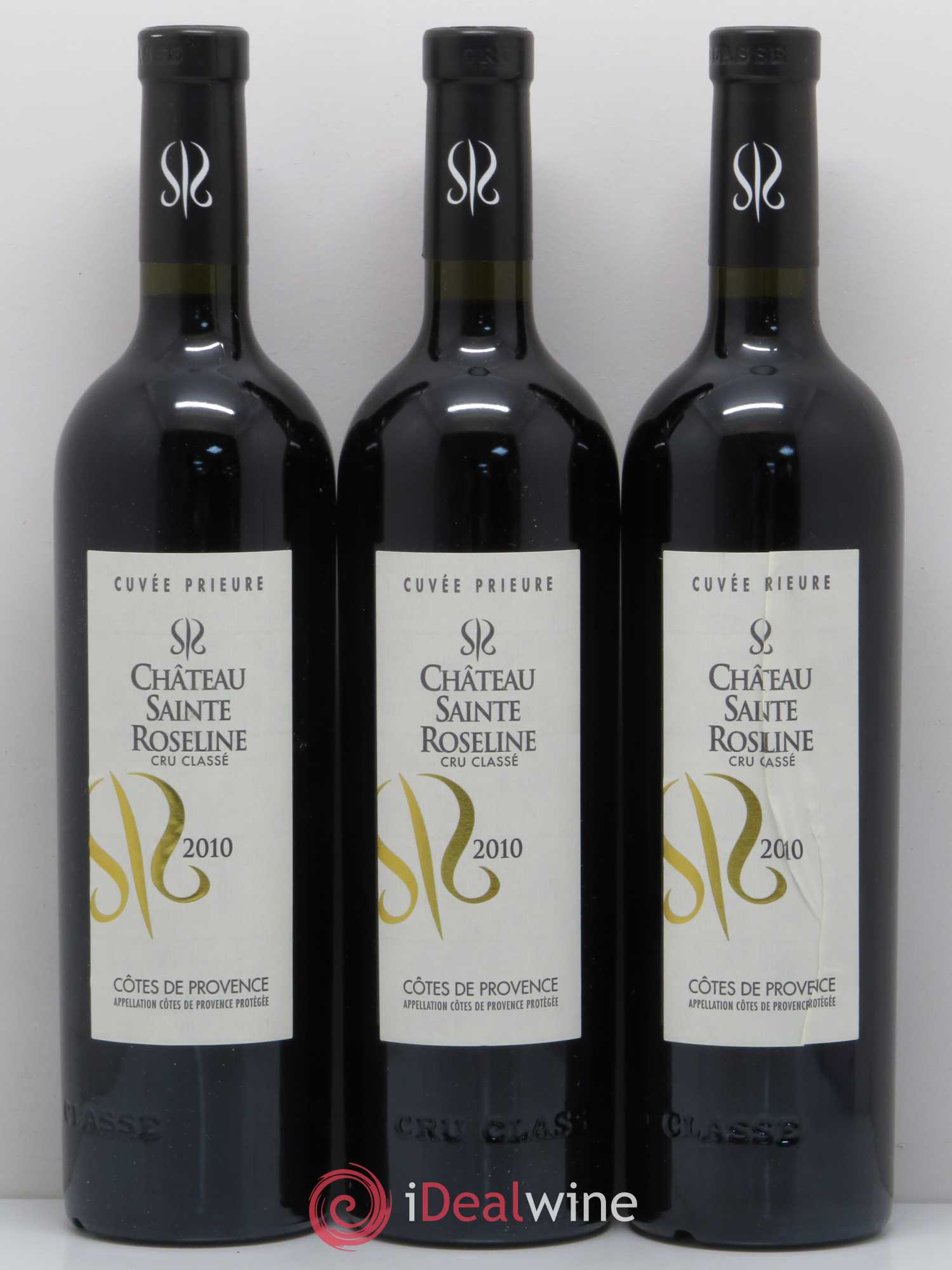 Côtes de Provence Château Sainte-Roseline Le Prieuré (senza prezzo di riserva) 2010 - Lotto di 6 bottiglie - 2