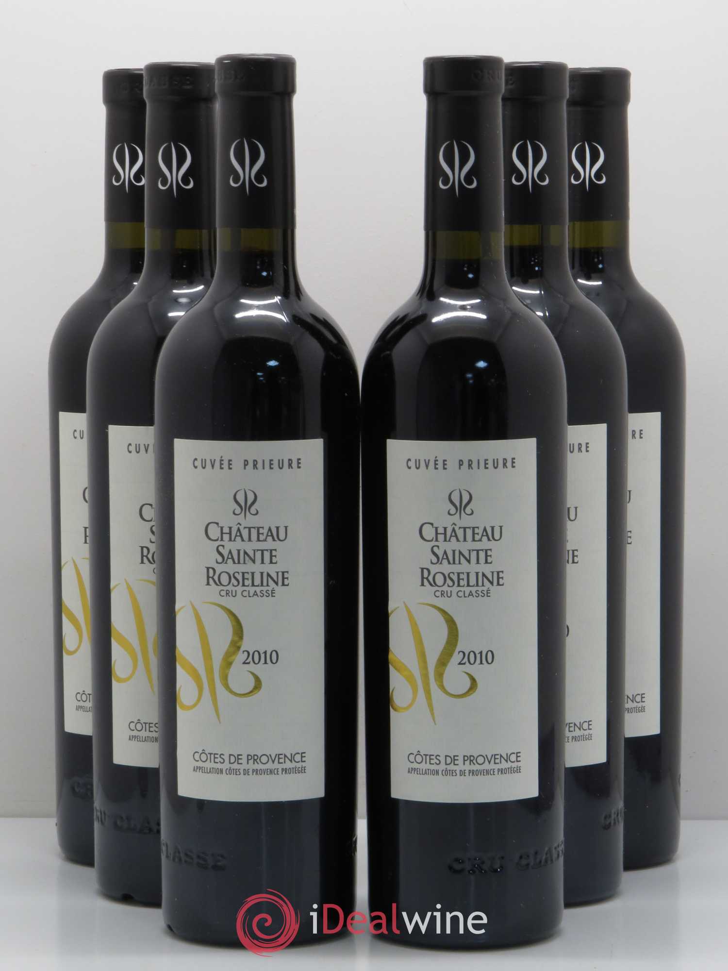 Côtes de Provence Château Sainte-Roseline Le Prieuré (senza prezzo di riserva) 2010 - Lotto di 6 bottiglie - 0