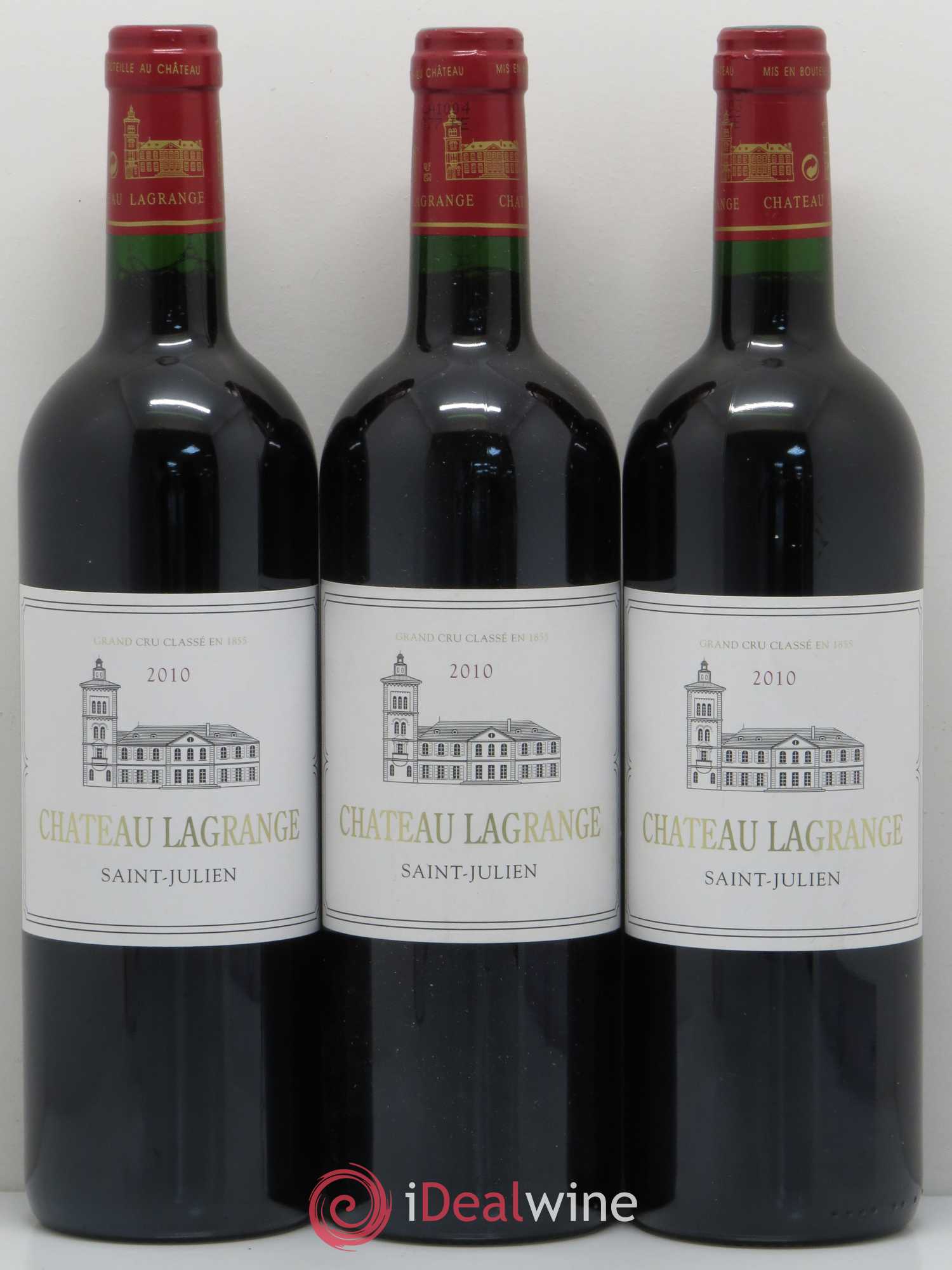 Château Lagrange 3ème Grand Cru Classé 2010 - Lot de 3 bouteilles - 0