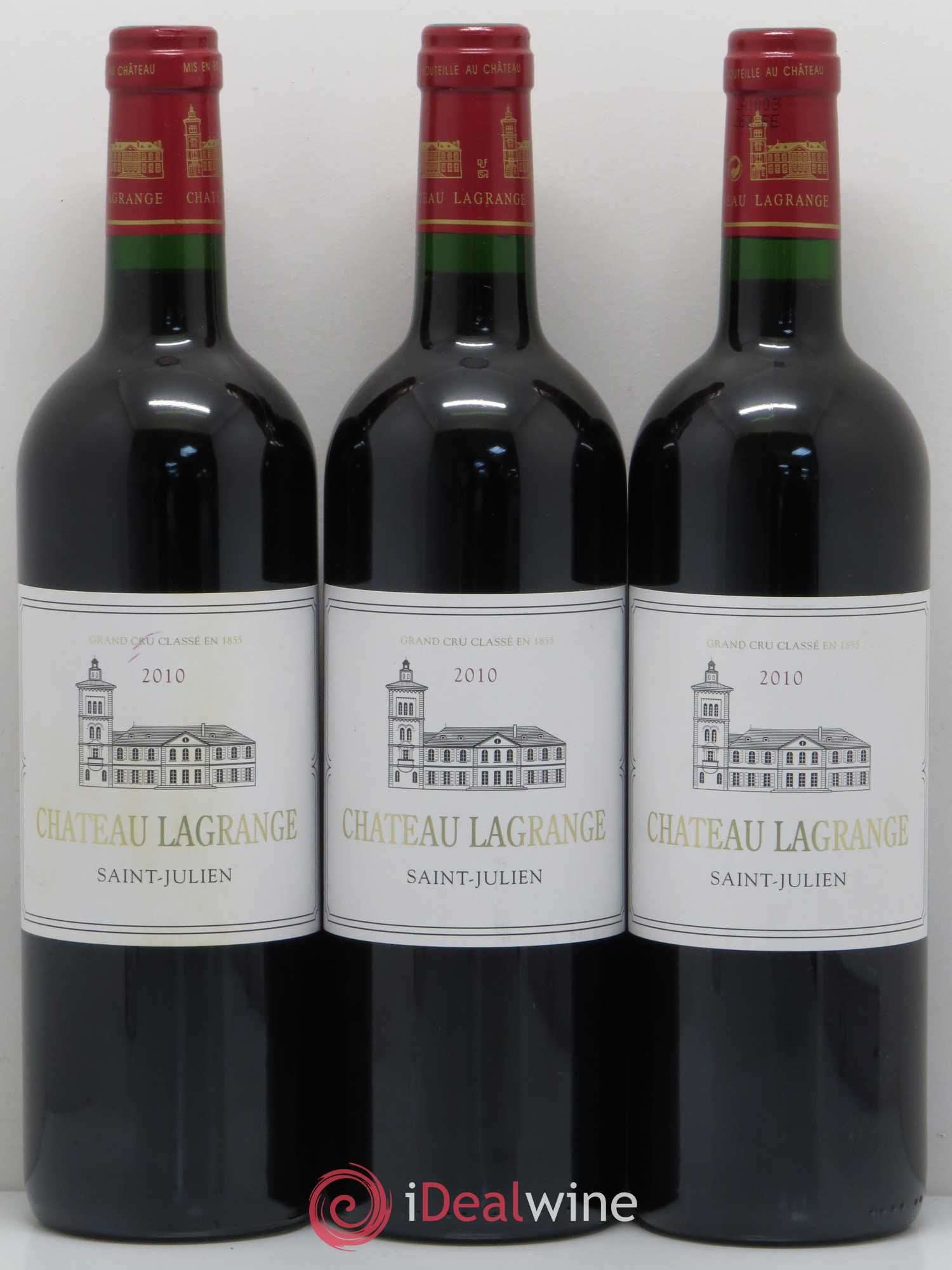 Château Lagrange 3ème Grand Cru Classé 2010 - Lot de 3 bouteilles - 0