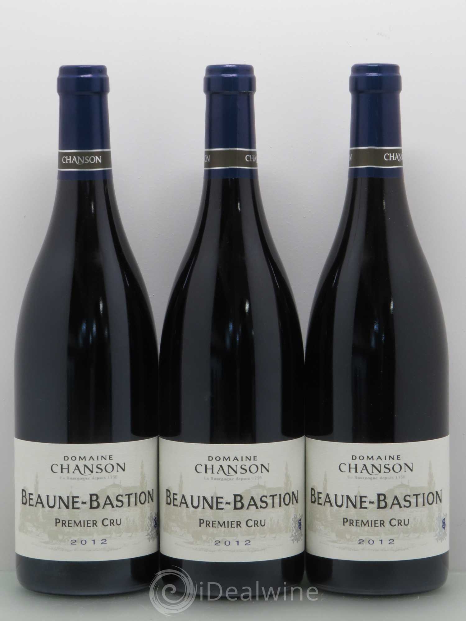 Beaune 1er Cru Bastion - Domaine Chanson 2012 - Posten von 3 Flaschen - 0