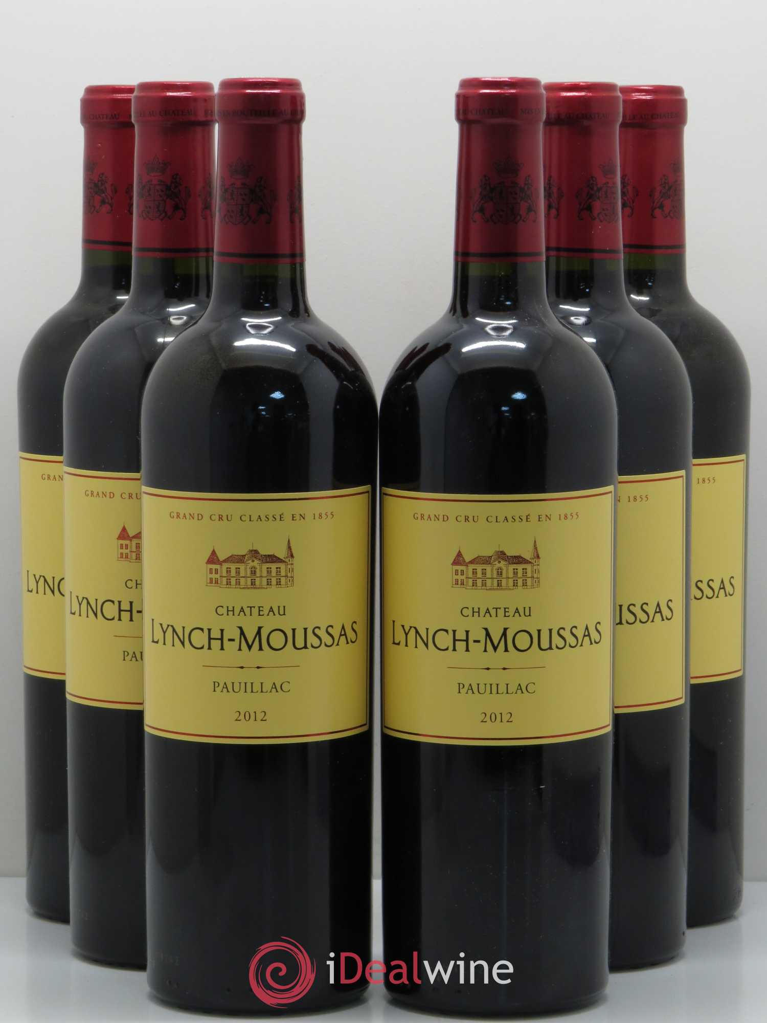 Château Lynch Moussas 5ème Grand Cru Classé 2012 - Lot de 6 bouteilles - 0