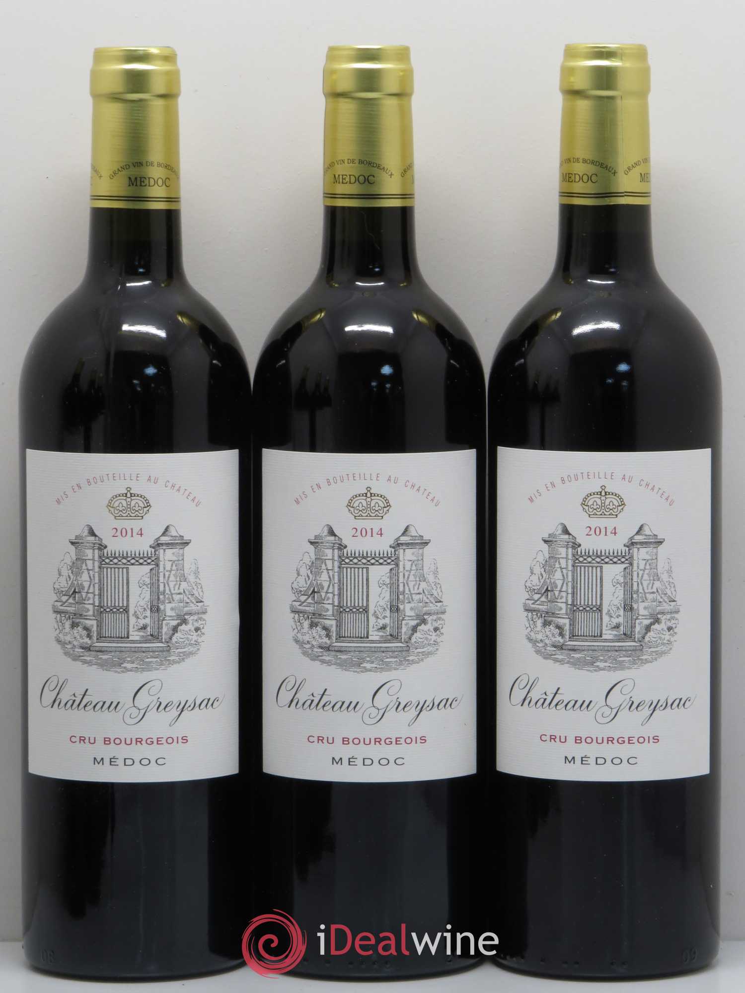 Château Greysac Cru Bourgeois  (sans prix de réserve) 2014 - Lot de 6 bouteilles - 1