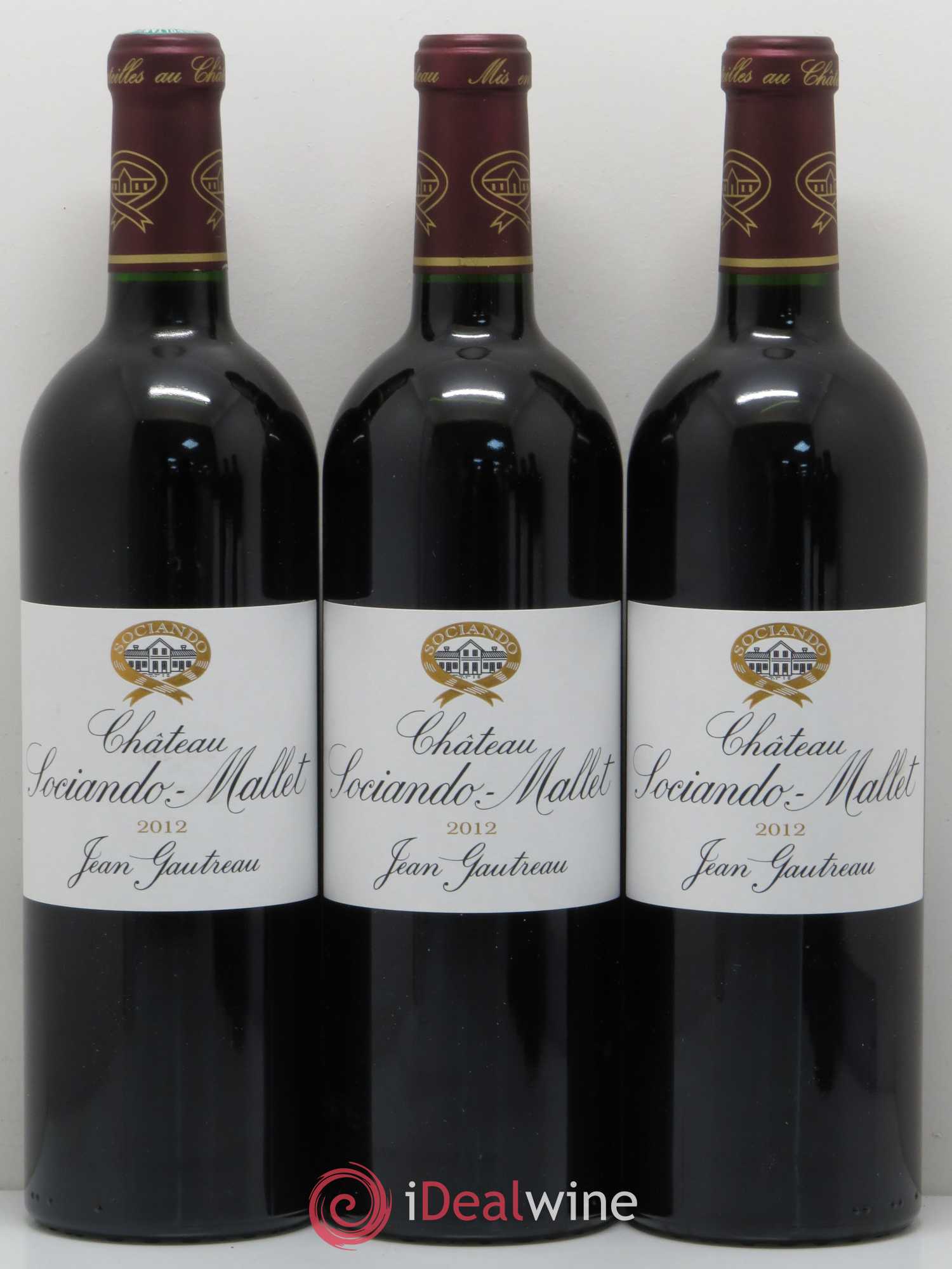 Château Sociando Mallet 2012 - Lot de 6 bouteilles - 1