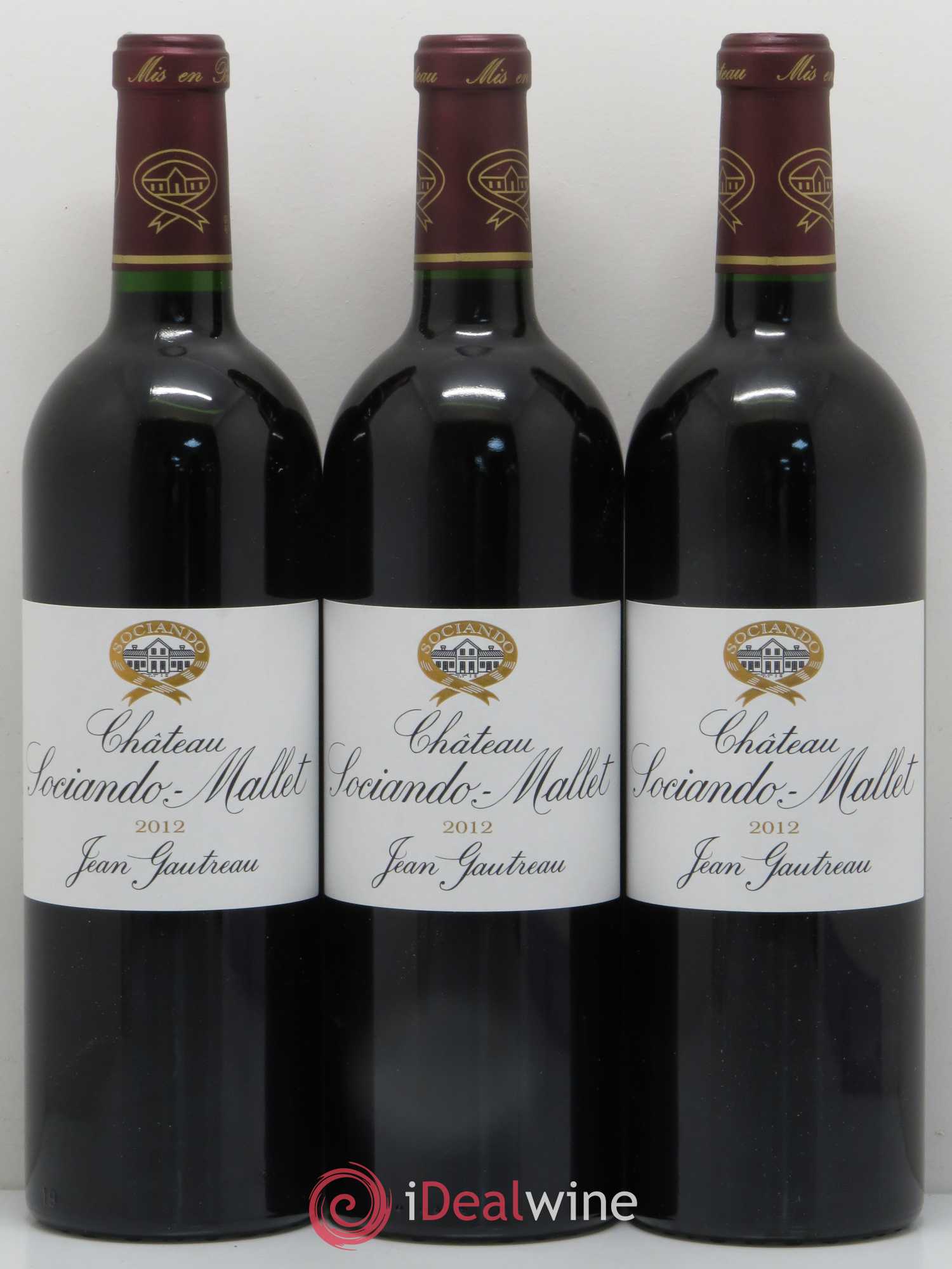 Château Sociando Mallet 2012 - Lot de 6 bouteilles - 2