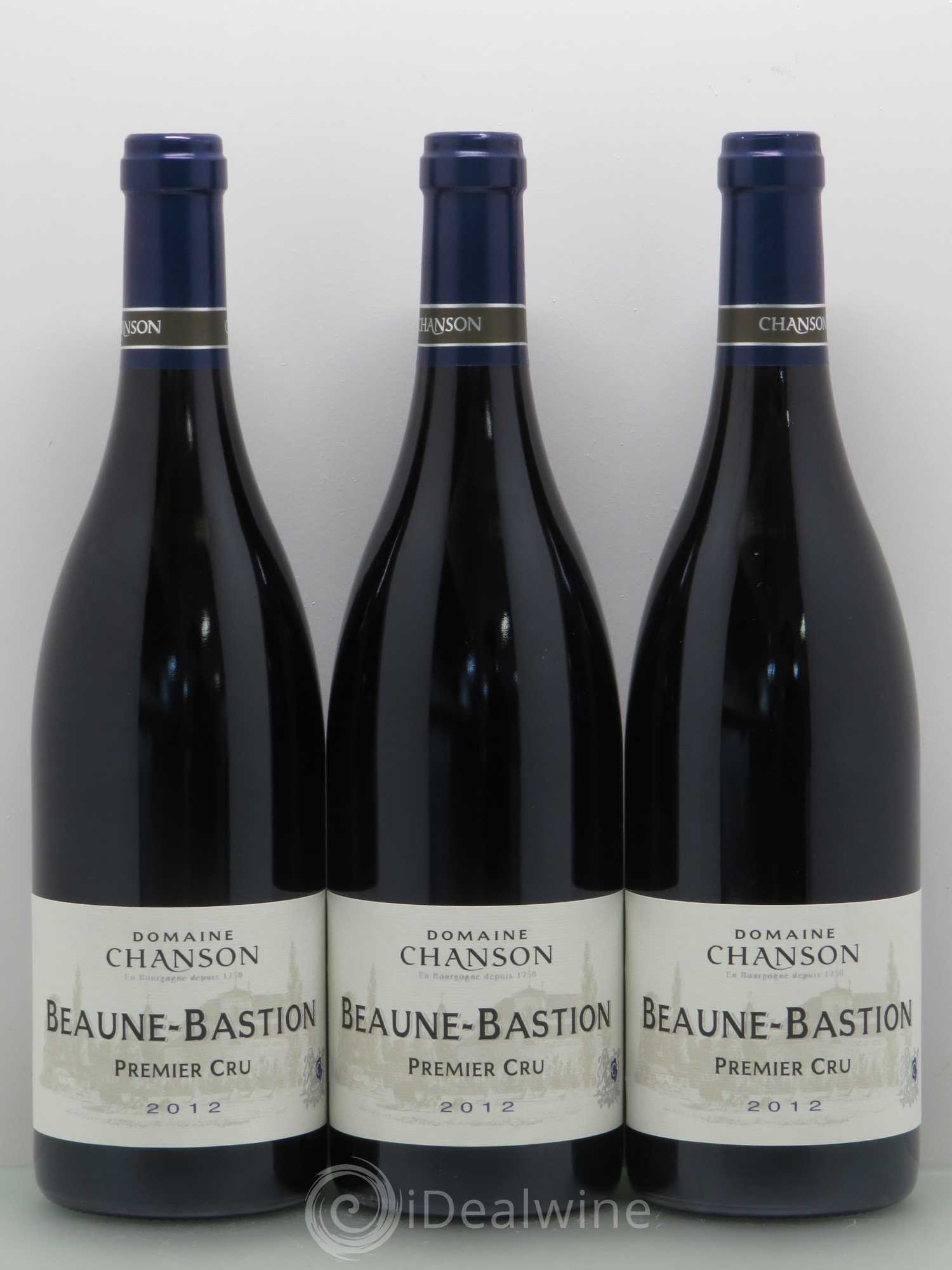 Beaune 1er Cru Bastion - Domaine Chanson 2012 - Posten von 3 Flaschen - 0