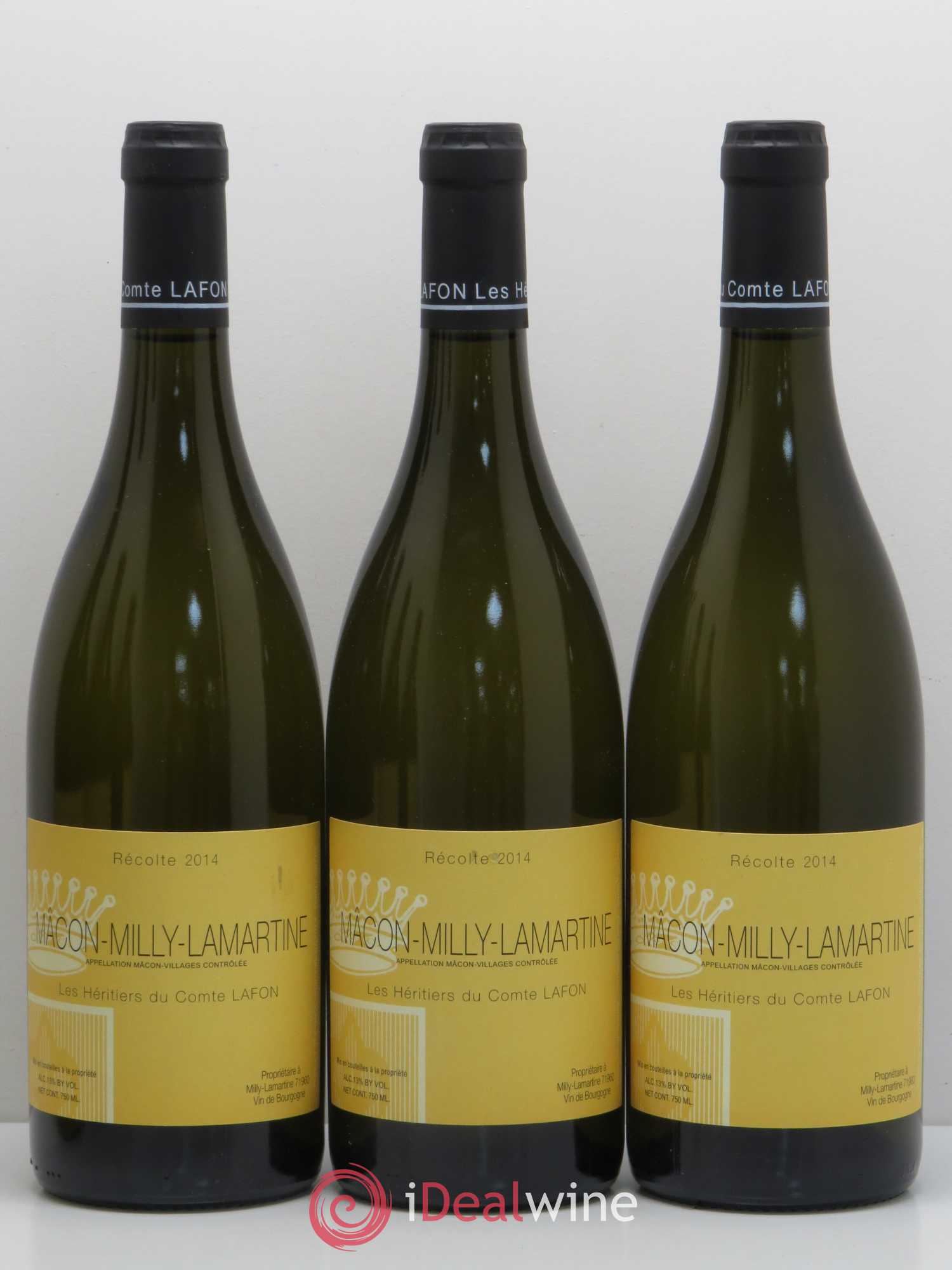 Mâcon Milly-Lamartine Héritiers du Comte Lafon (Domaine des) 2014 - Lot de 6 bouteilles - 1