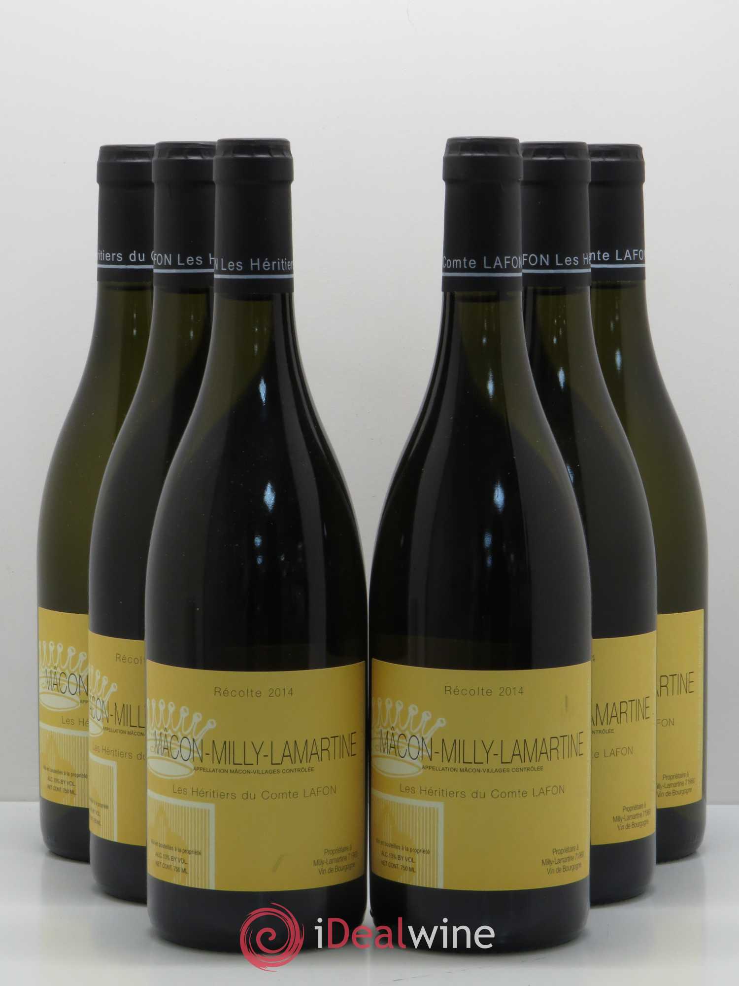 Mâcon Milly-Lamartine Héritiers du Comte Lafon (Domaine des) 2014 - Lot de 6 bouteilles - 0