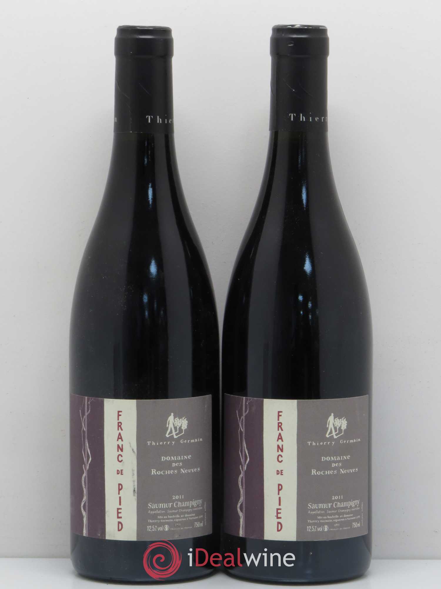 Saumur-Champigny Franc de pied Domaine des Roches Neuves - Thierry Germain 2011 - Lot de 2 bouteilles - 0