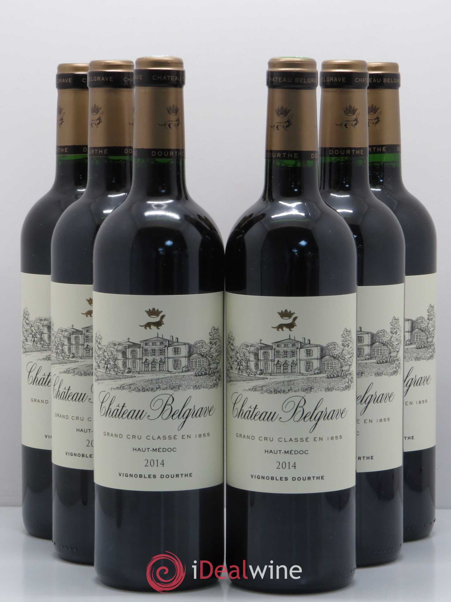 Château Belgrave 5ème Grand Cru Classé 2014 - Lot de 6 bouteilles - 0