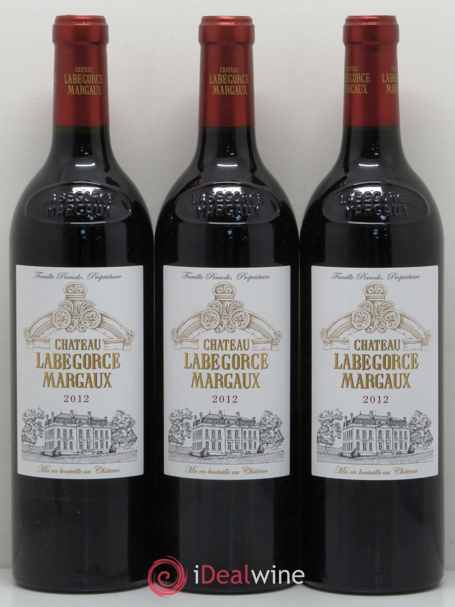 Château Labegorce Cru Bourgeois 2012 - Lot de 3 bouteilles - 0