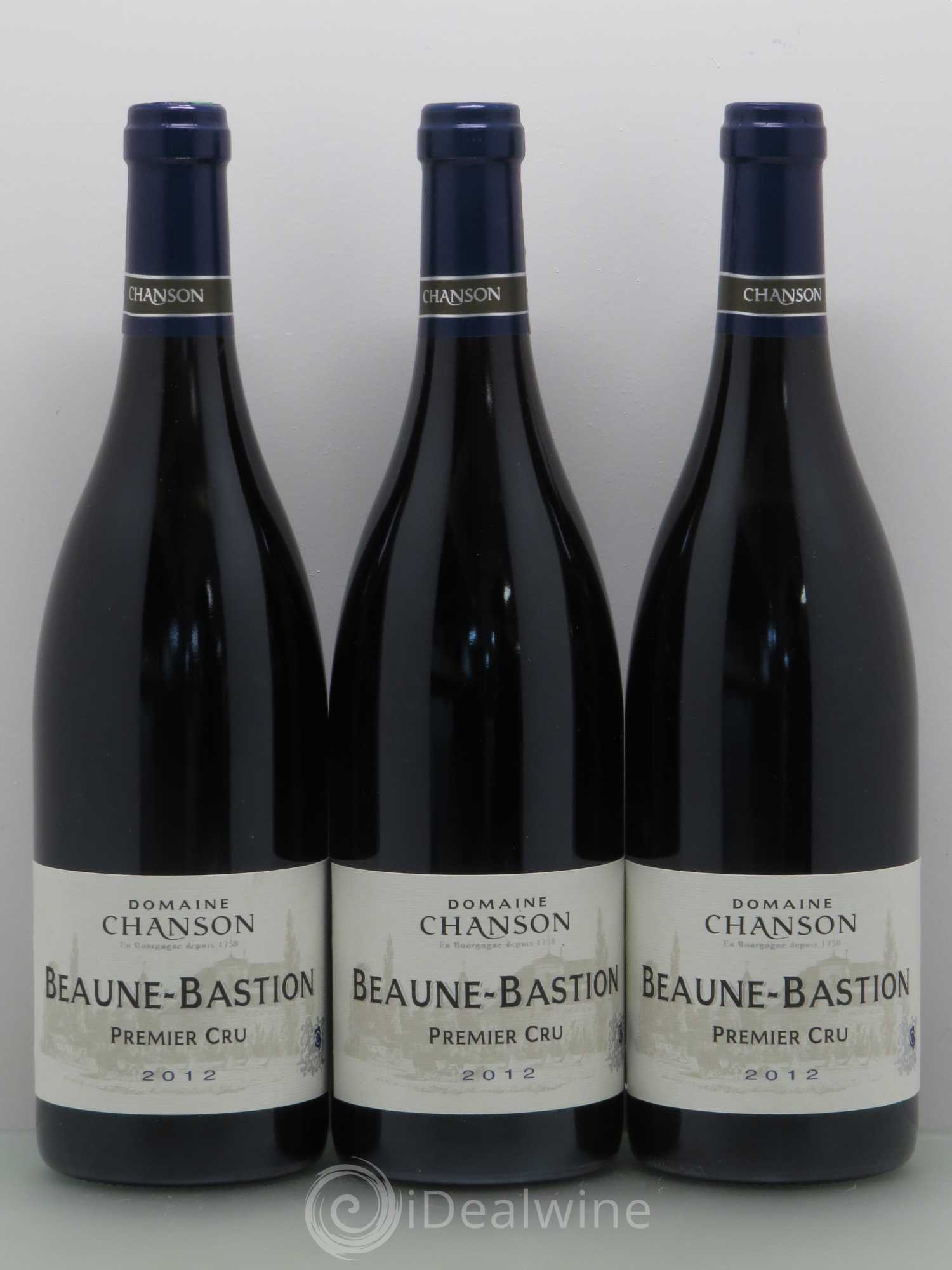 Beaune 1er Cru Bastion - Domaine Chanson 2012 - Posten von 3 Flaschen - 0