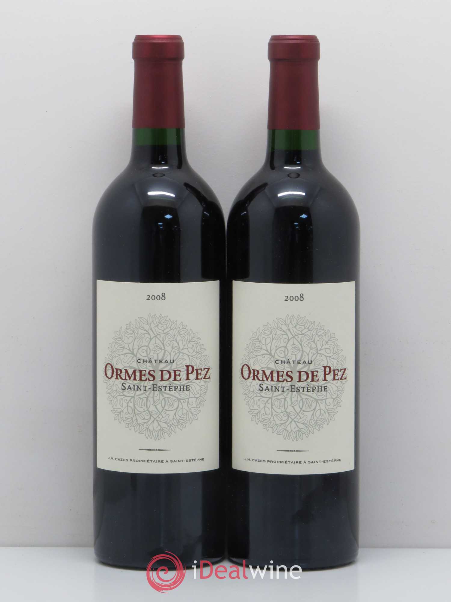 Château les Ormes de Pez 2008 - Lot de 2 bouteilles - 0