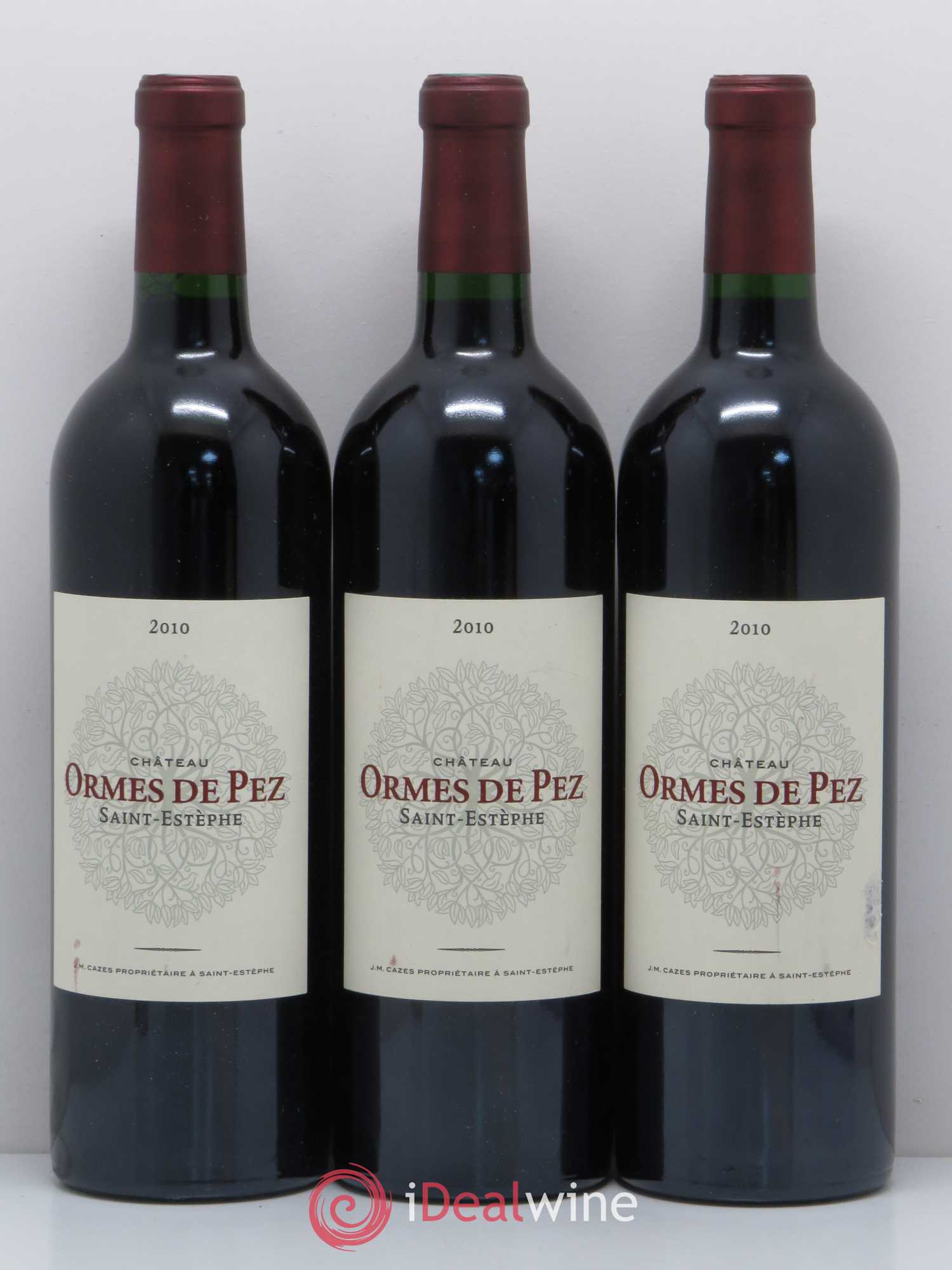 Château les Ormes de Pez 2010 - Lot de 3 bouteilles - 0
