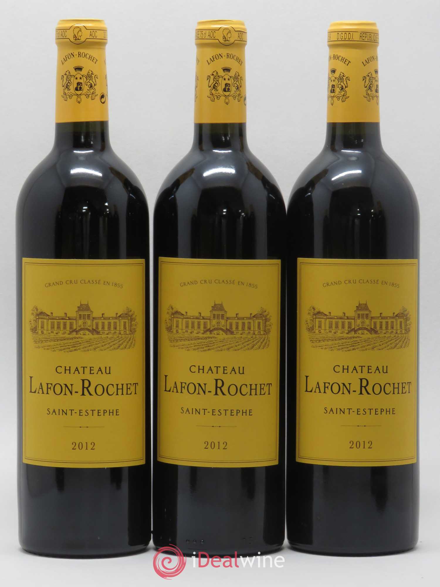 Château Lafon Rochet 4ème Grand Cru Classé 2012 - Lot de 6 bouteilles - 1