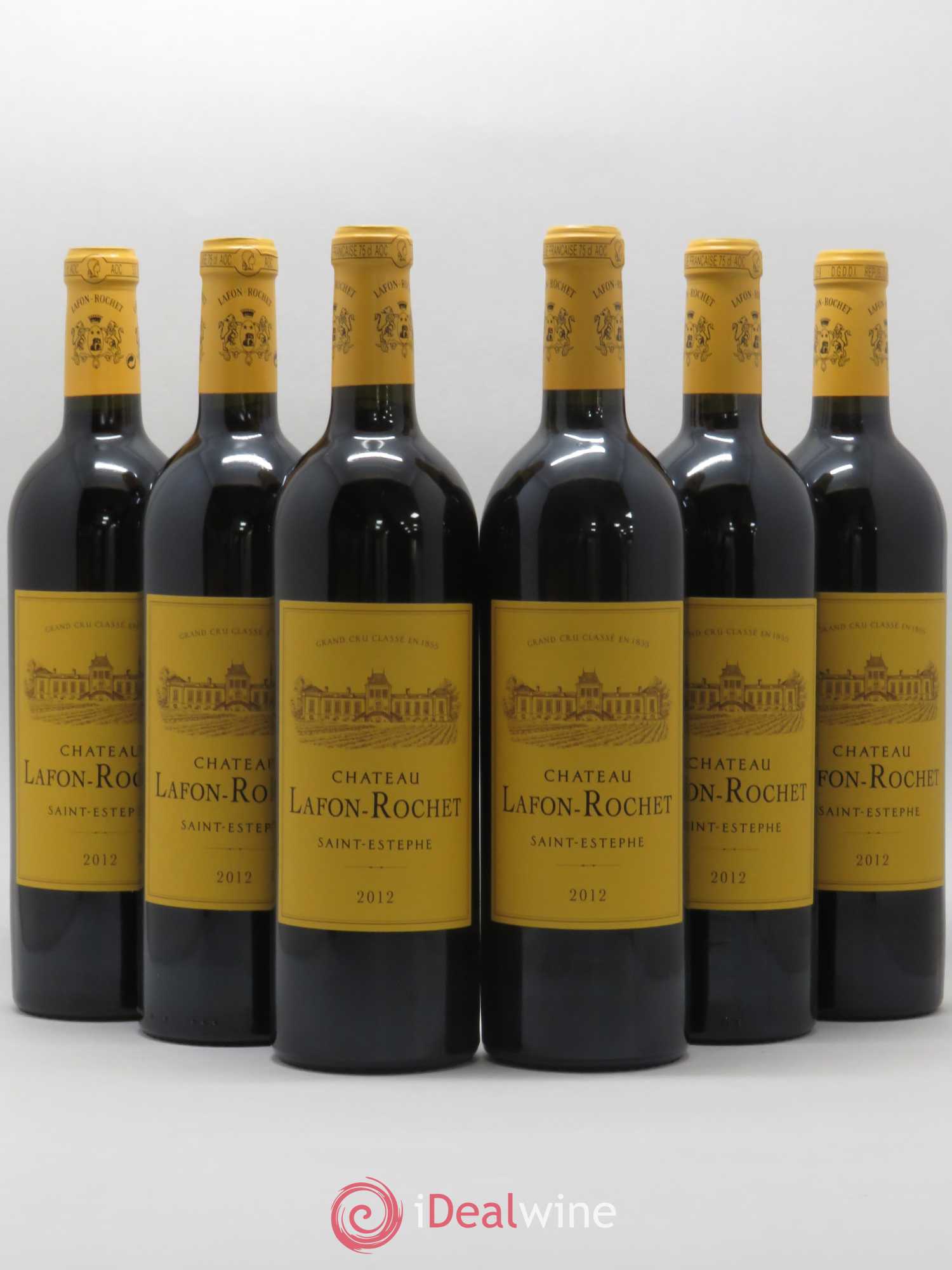 Château Lafon Rochet 4ème Grand Cru Classé 2012 - Lot de 6 bouteilles - 0