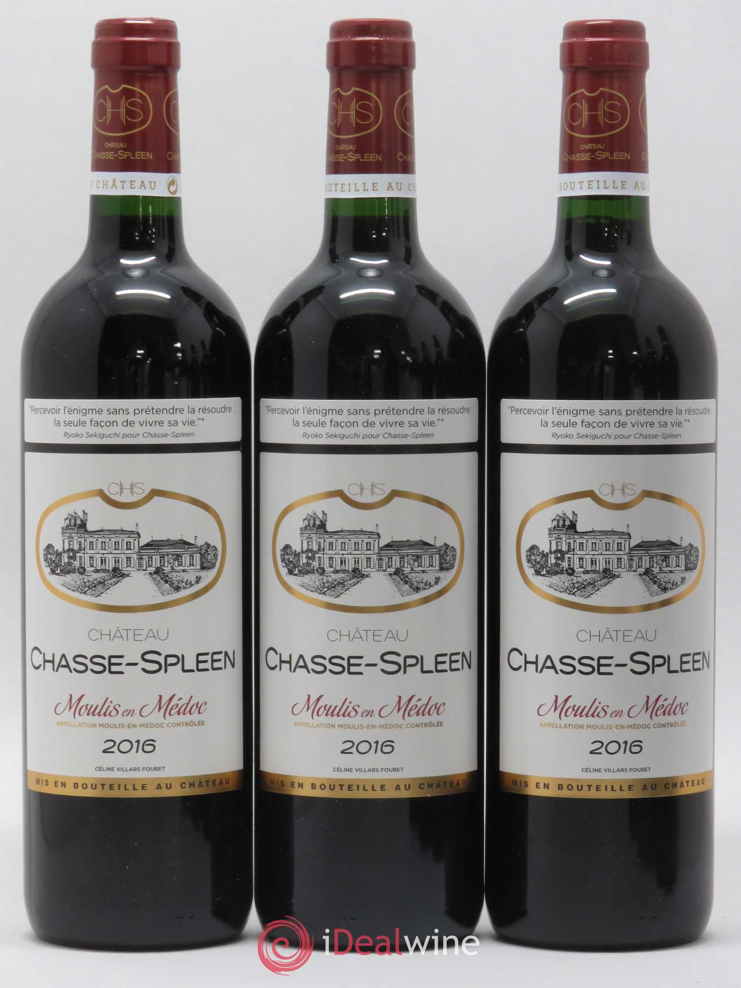 Château Chasse Spleen 2016 - Lot de 6 bouteilles - 1
