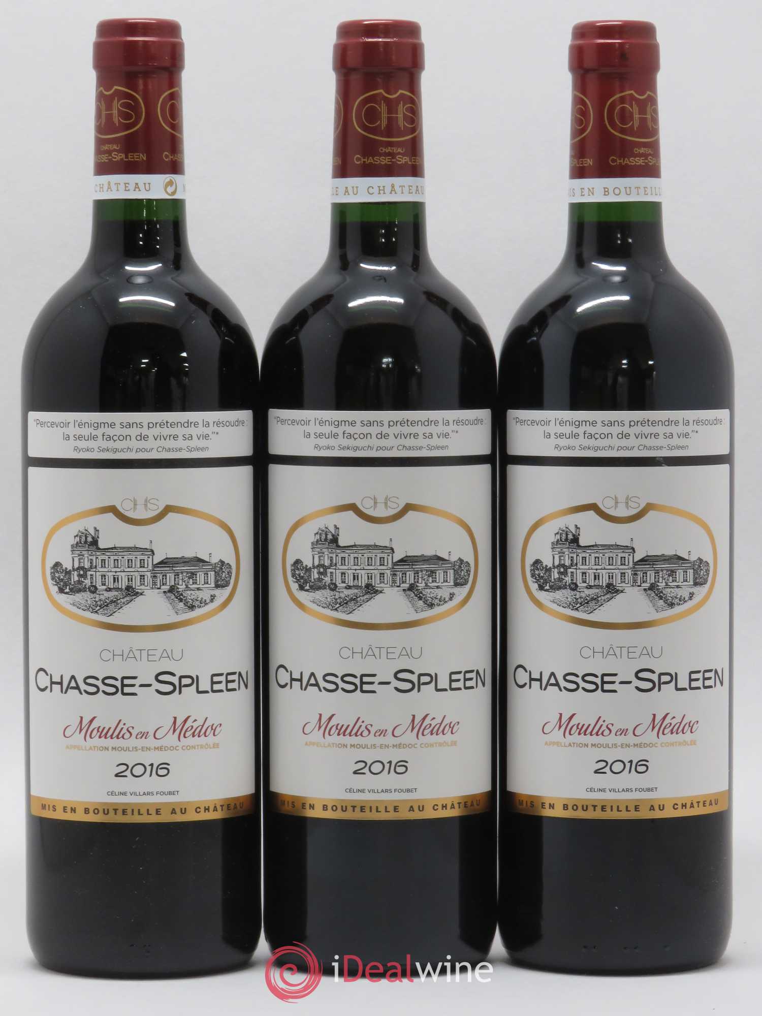 Château Chasse Spleen 2016 - Lot de 6 bouteilles - 2