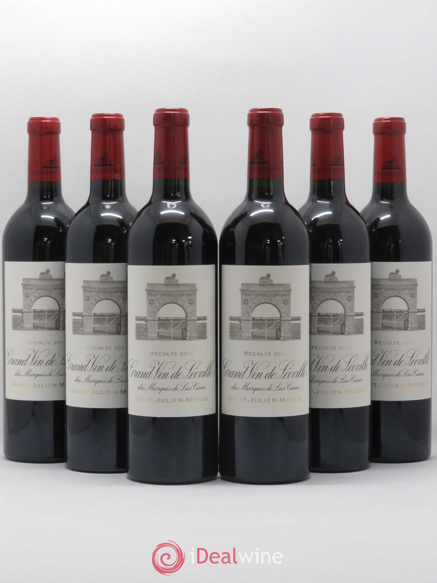 Château Léoville Las Cases 2ème Grand Cru Classé 2011 - Lot de 6 bouteilles - 0