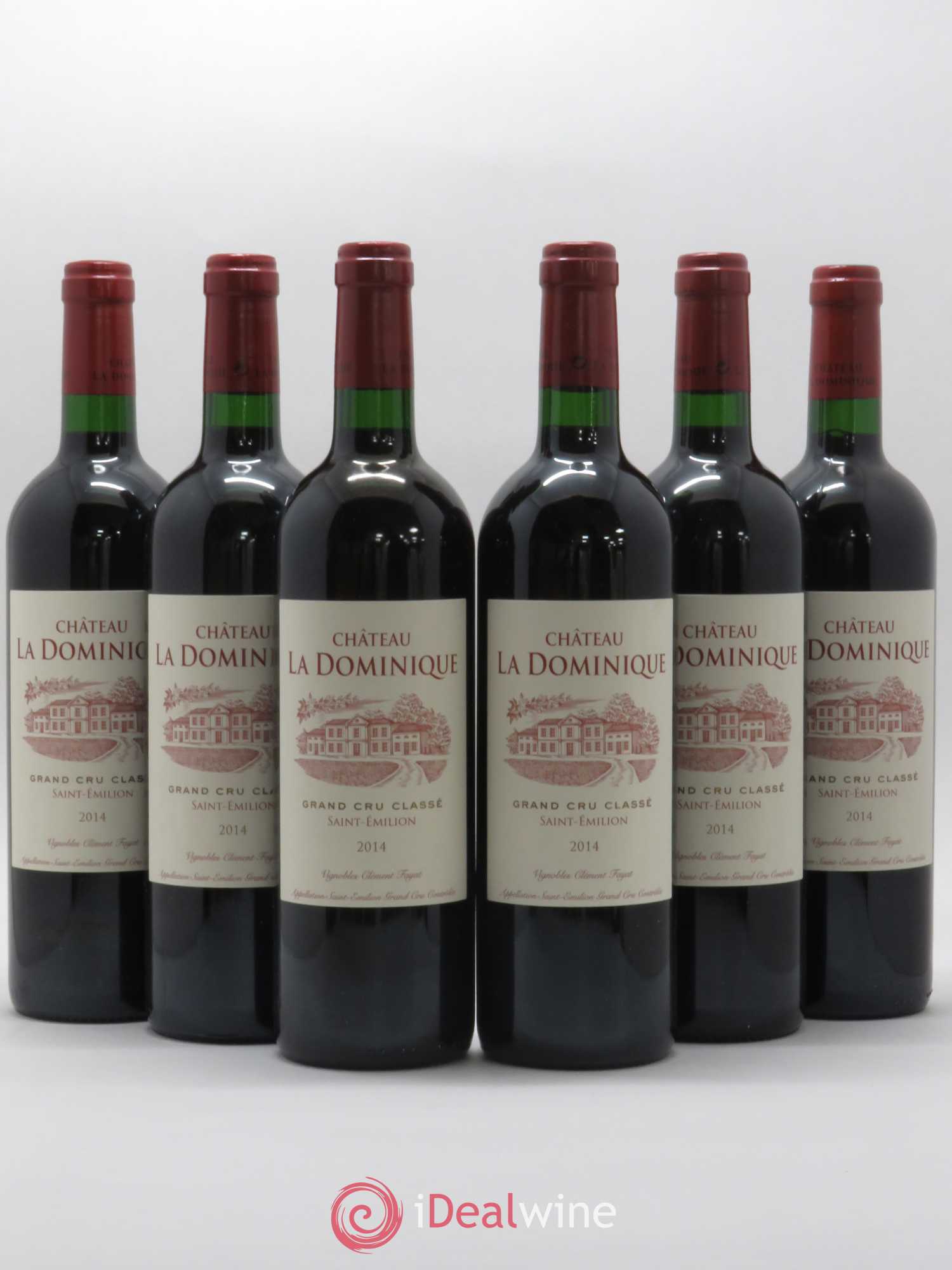 Château la Dominique Grand Cru Classé 2014 - Lot de 6 bouteilles - 0