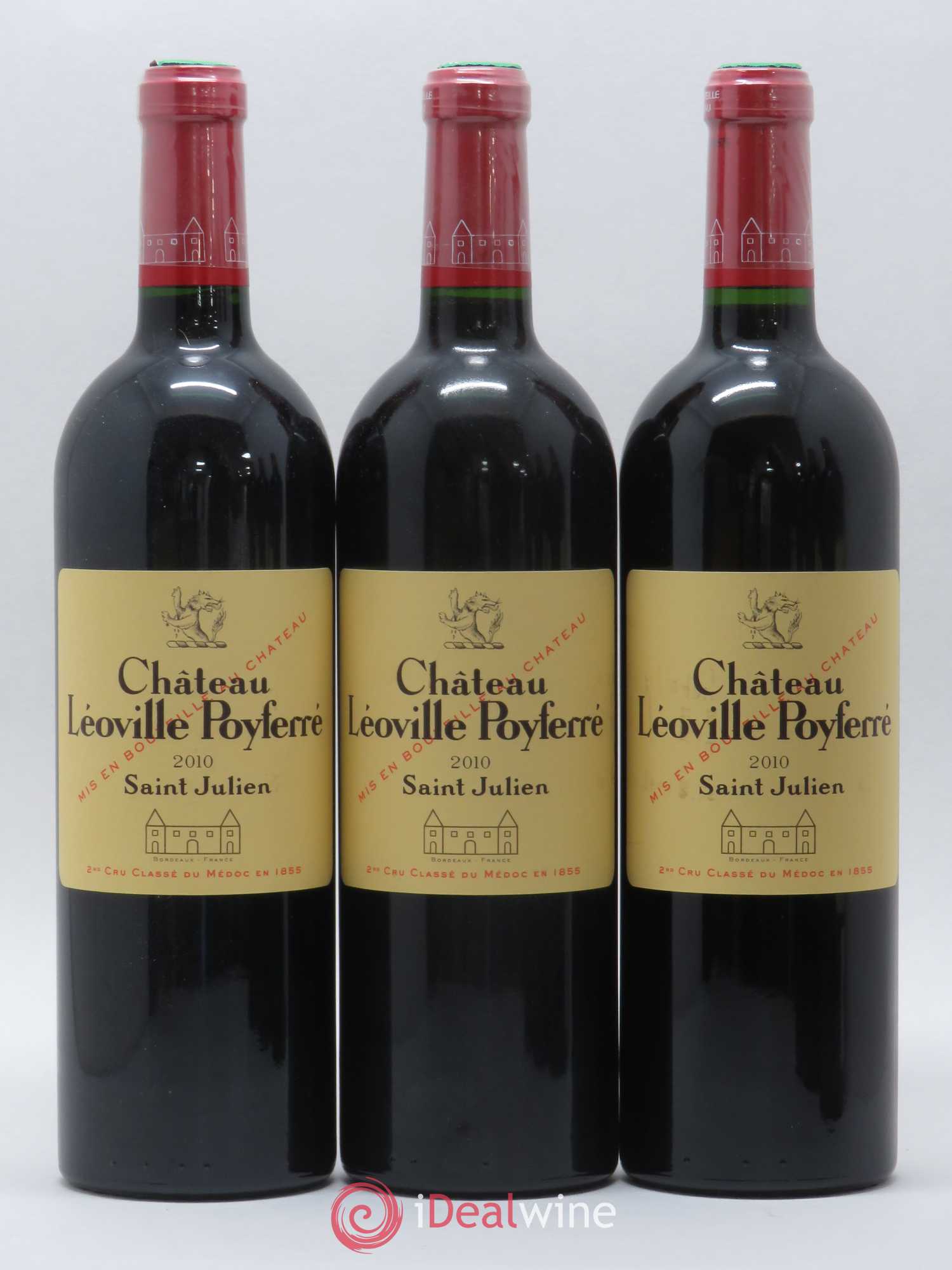 Château Léoville Poyferré 2ème Grand Cru Classé 2010 - Lot de 6 bouteilles - 1
