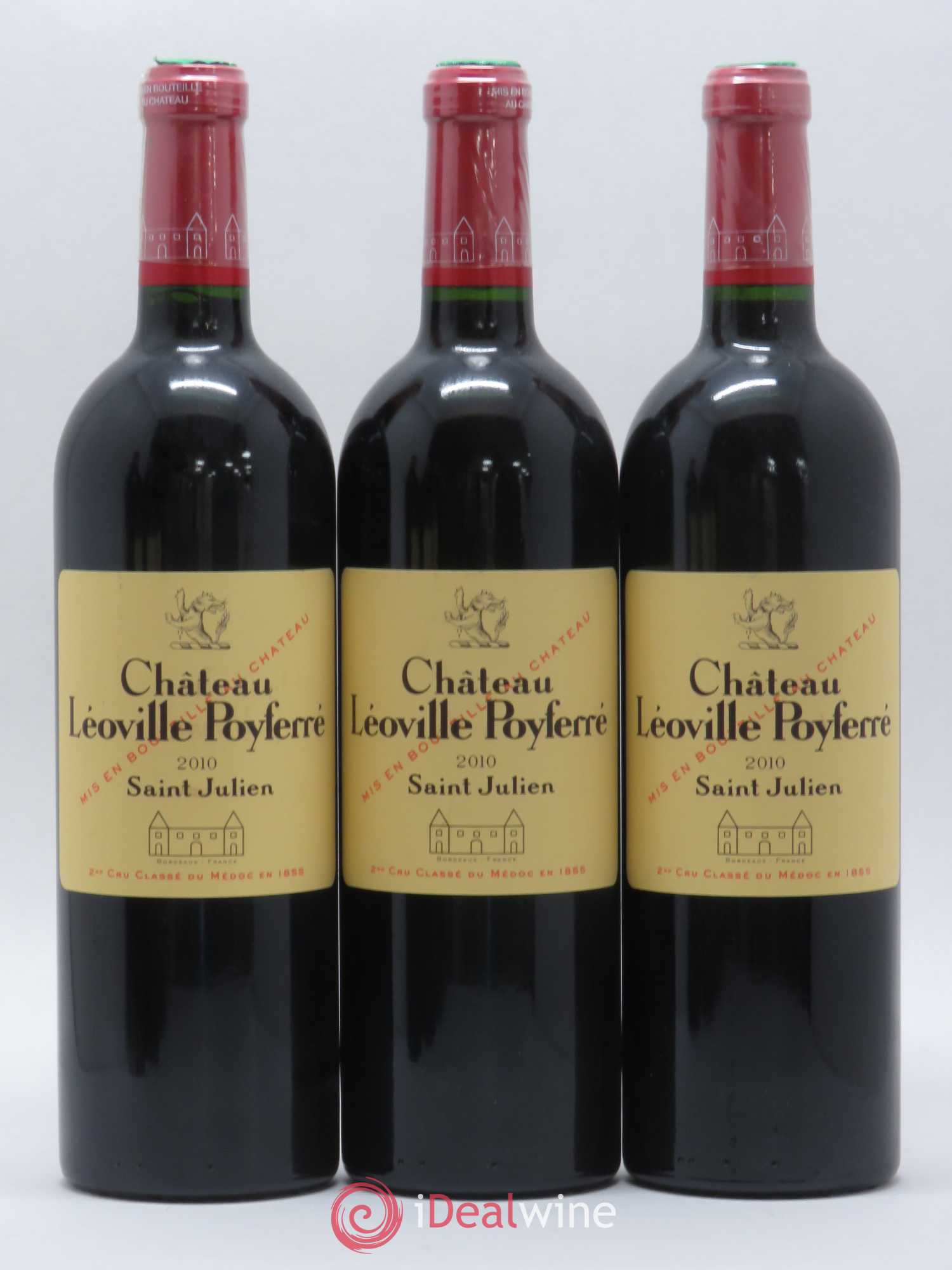 Château Léoville Poyferré 2ème Grand Cru Classé 2010 - Lot de 6 bouteilles - 2