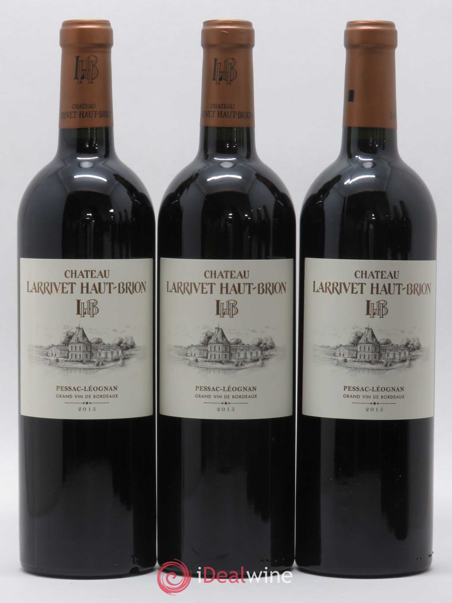 Château Larrivet Haut-Brion 2015 - Lot de 6 bouteilles - 1