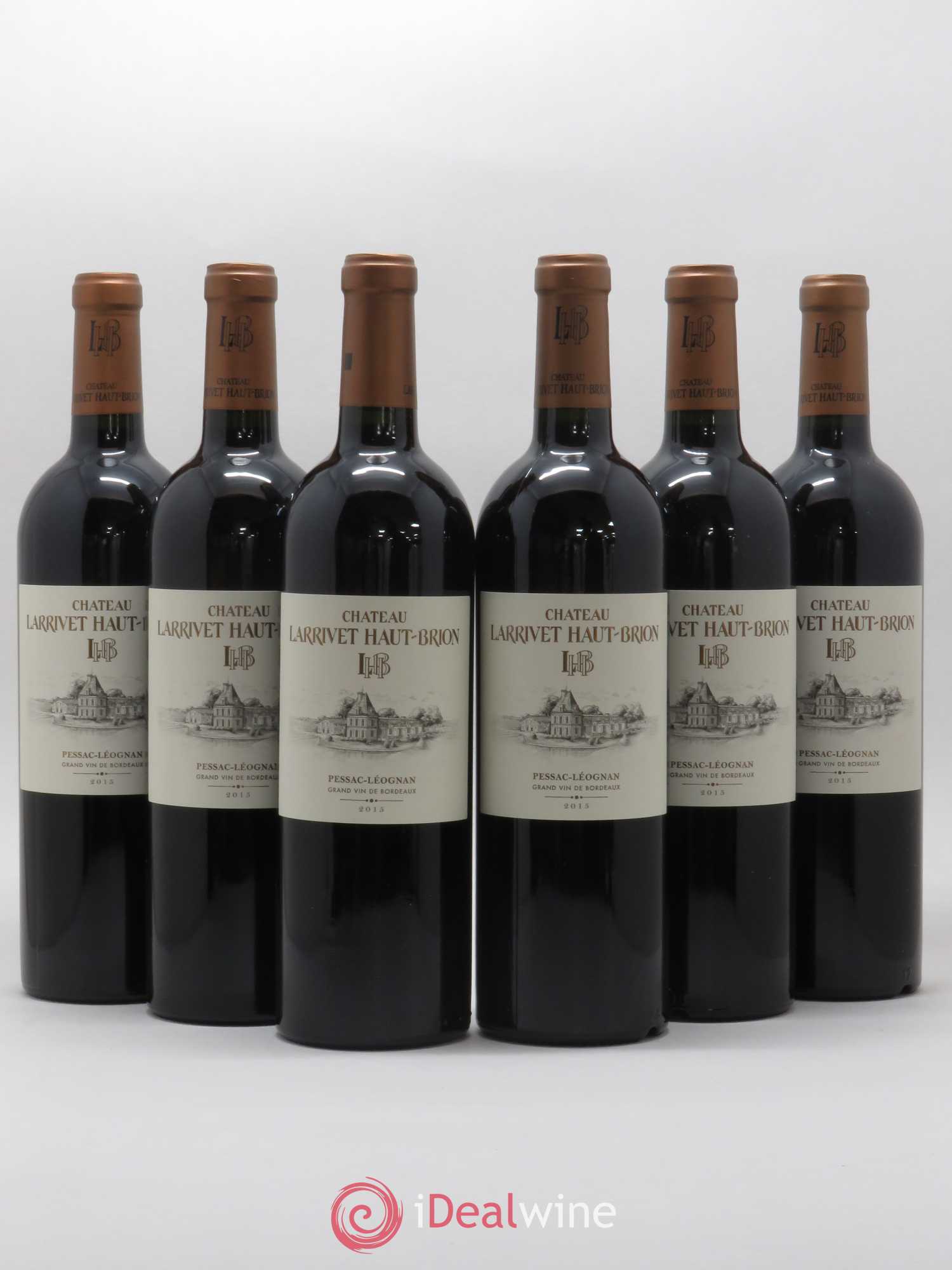 Château Larrivet Haut-Brion 2015 - Lot de 6 bouteilles - 0