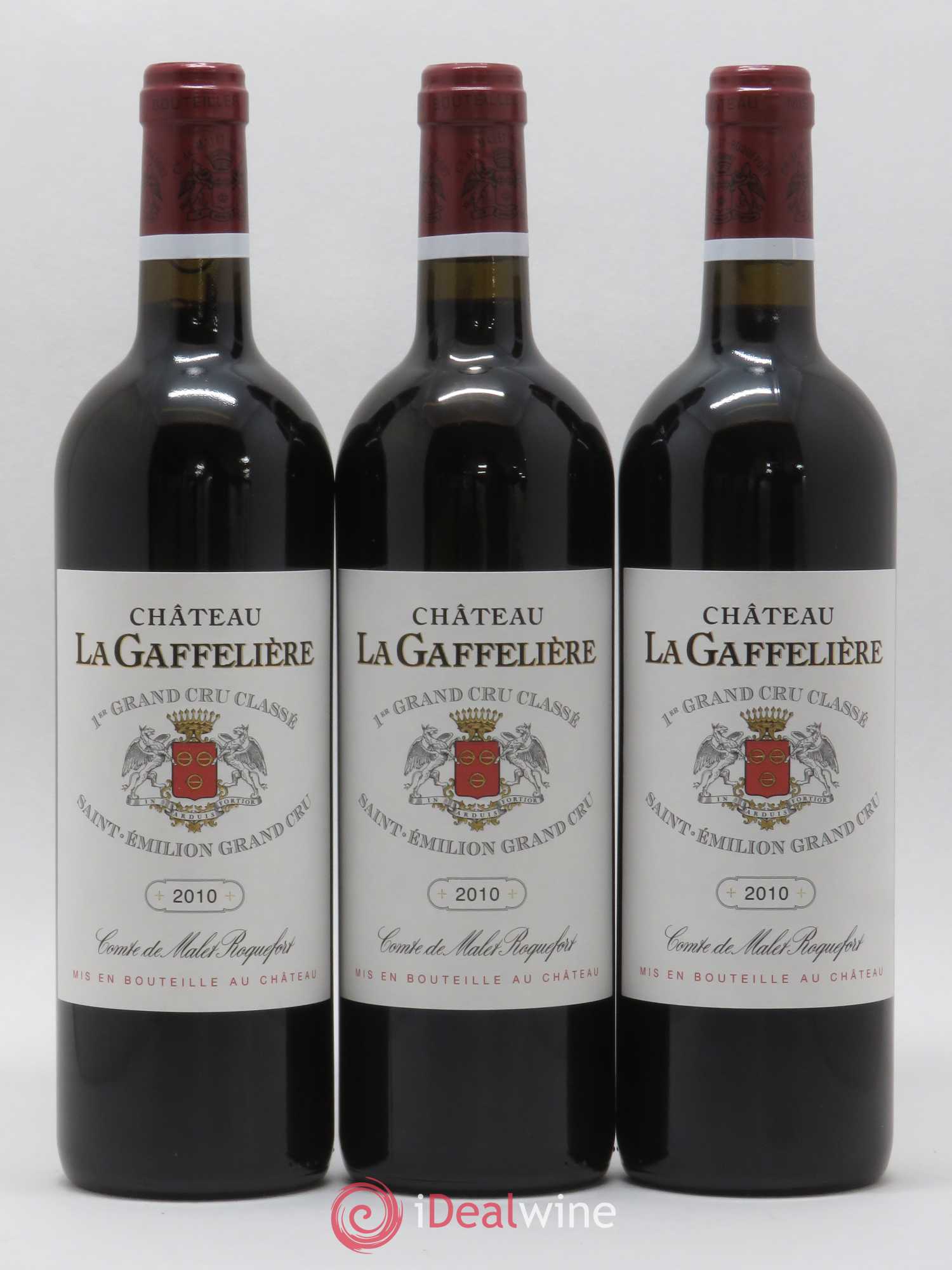 Château la Gaffelière 1er Grand Cru Classé B 2010 - Lot de 3 bouteilles - 0