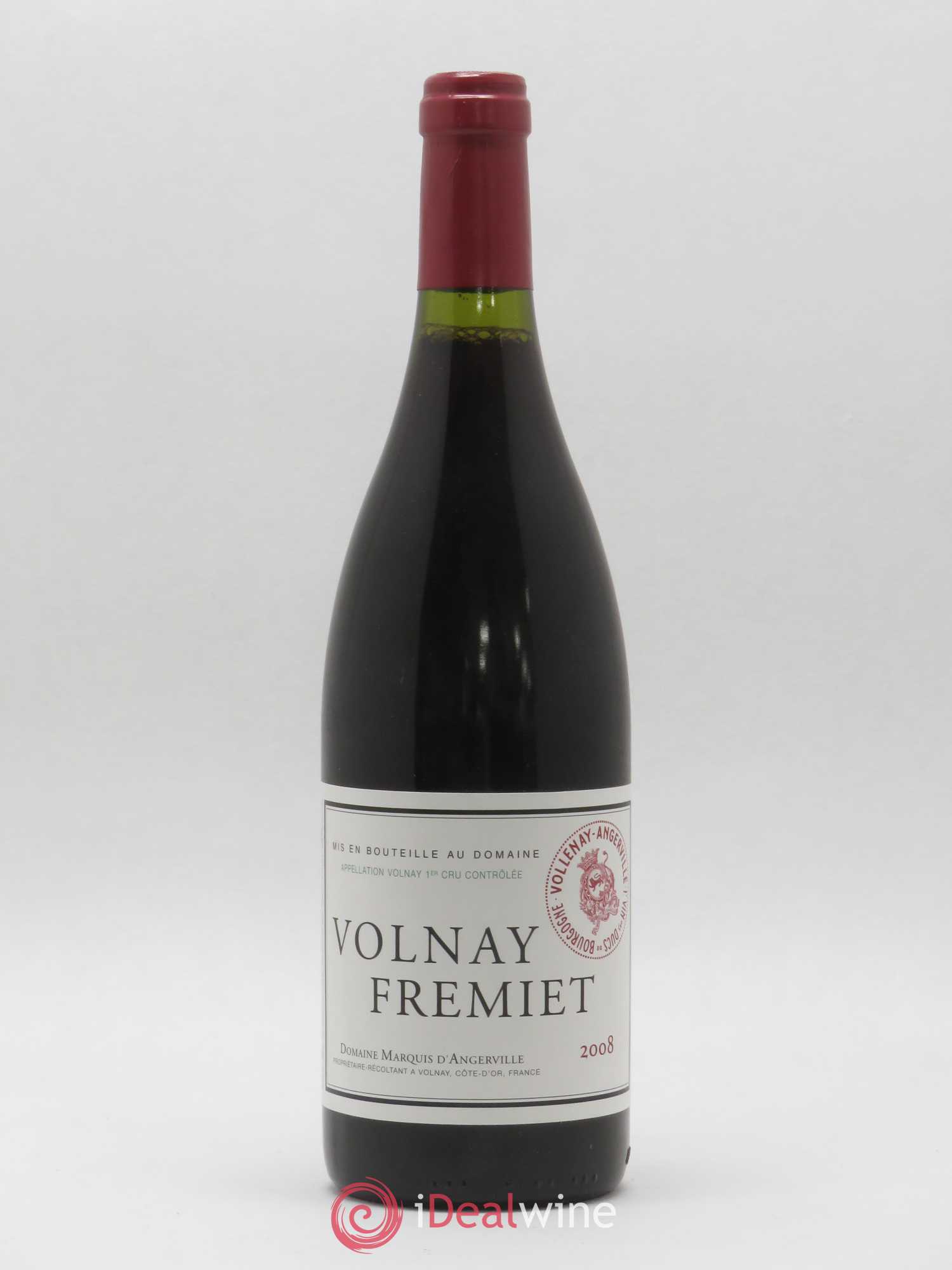 Volnay 1er Cru Frémiet Marquis d'Angerville (Domaine) 2008 - Lot de 1 bouteille - 0