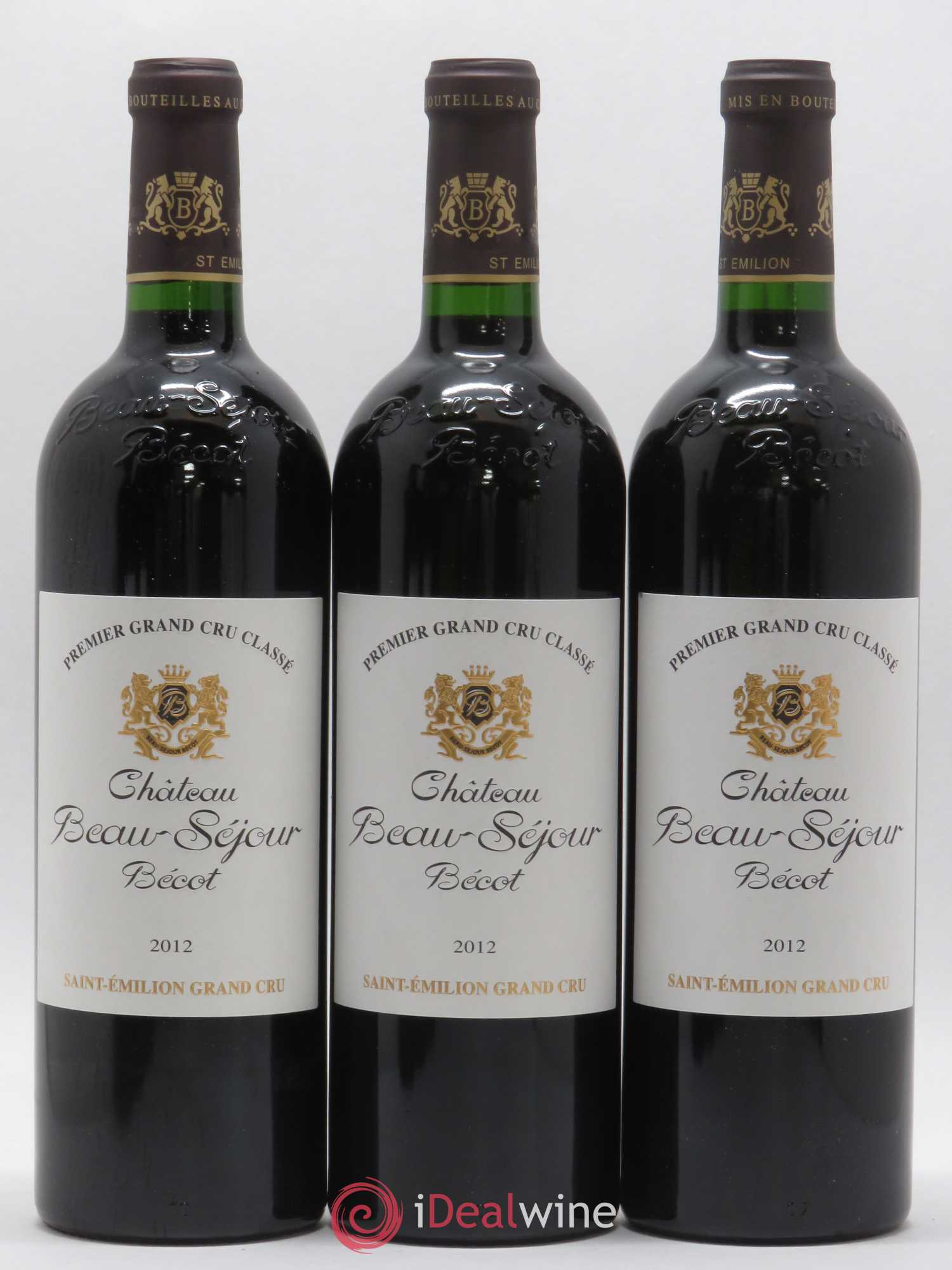 Château Beau-Séjour Bécot 1er Grand Cru Classé B 2012 - Lot de 12 bouteilles - 1