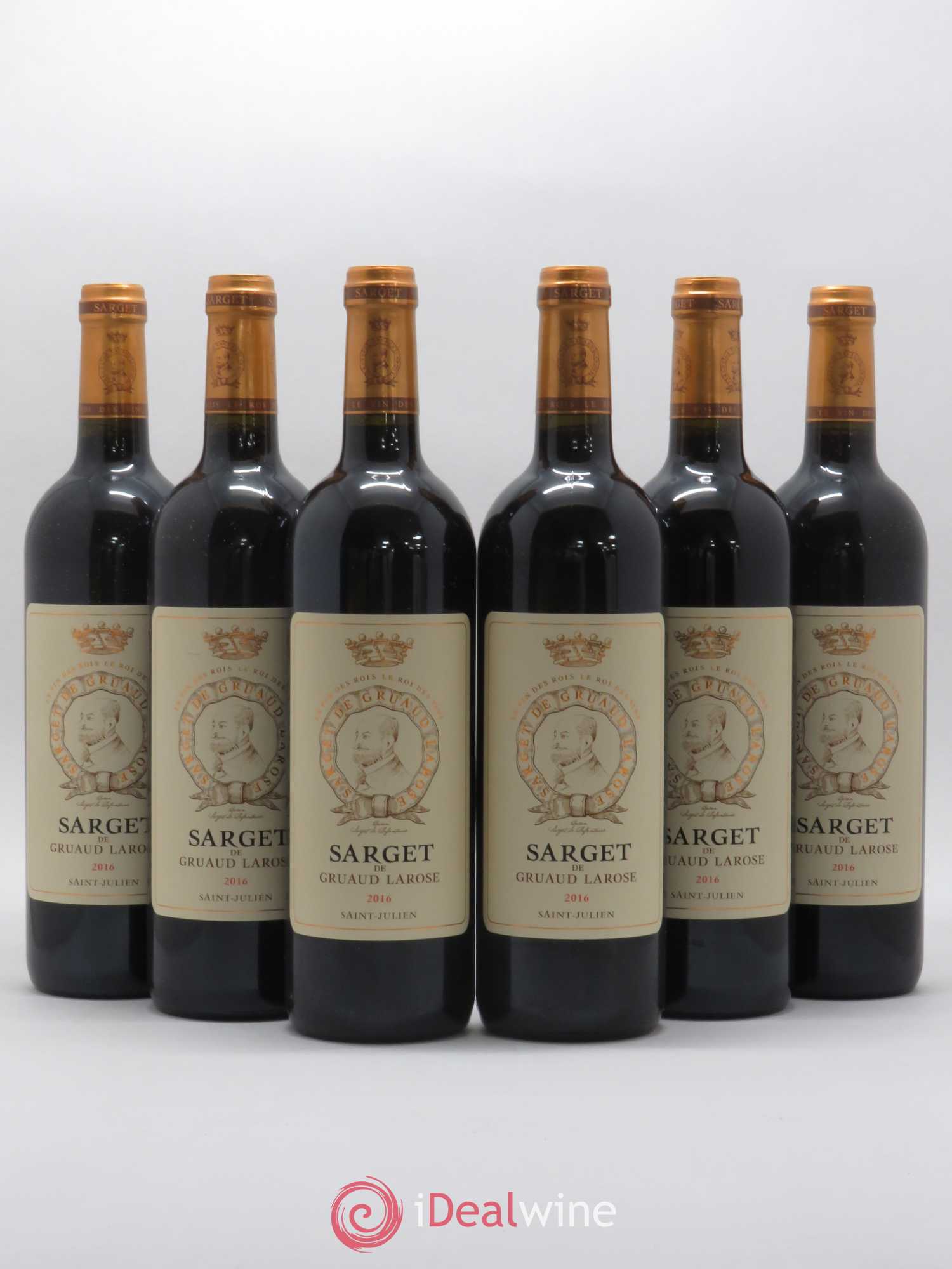 Sarget de Gruaud Larose Second Vin 2016 - Lot de 6 bouteilles - 0