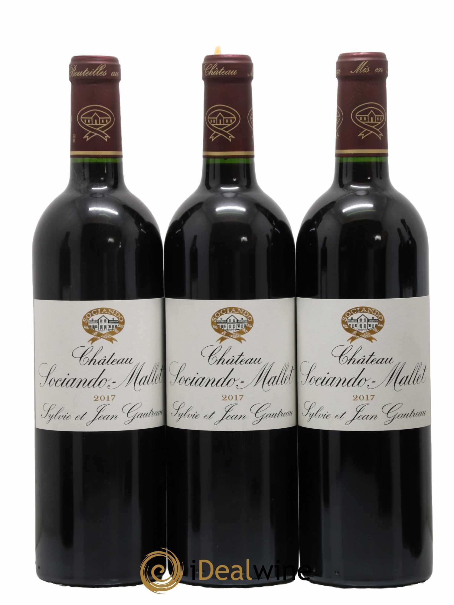 Château Sociando Mallet 2017 - Lot de 6 bouteilles - 1