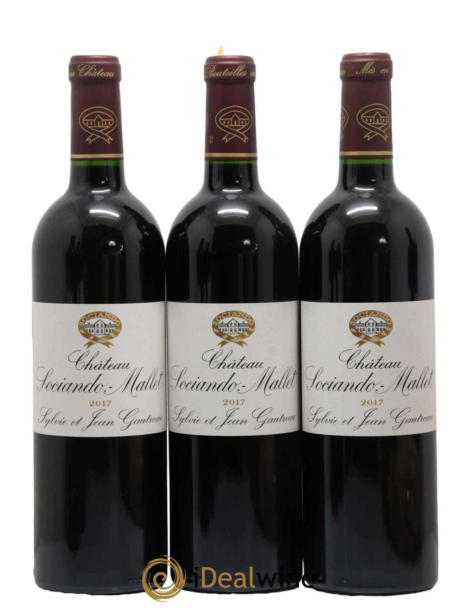 Château Sociando Mallet 2017 - Lot de 6 bouteilles - 2