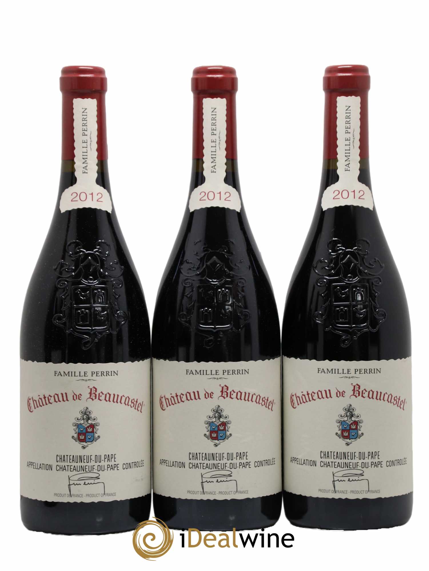Châteauneuf-du-Pape Château de Beaucastel Famille Perrin 2012 - Lot de 6 bouteilles - 1