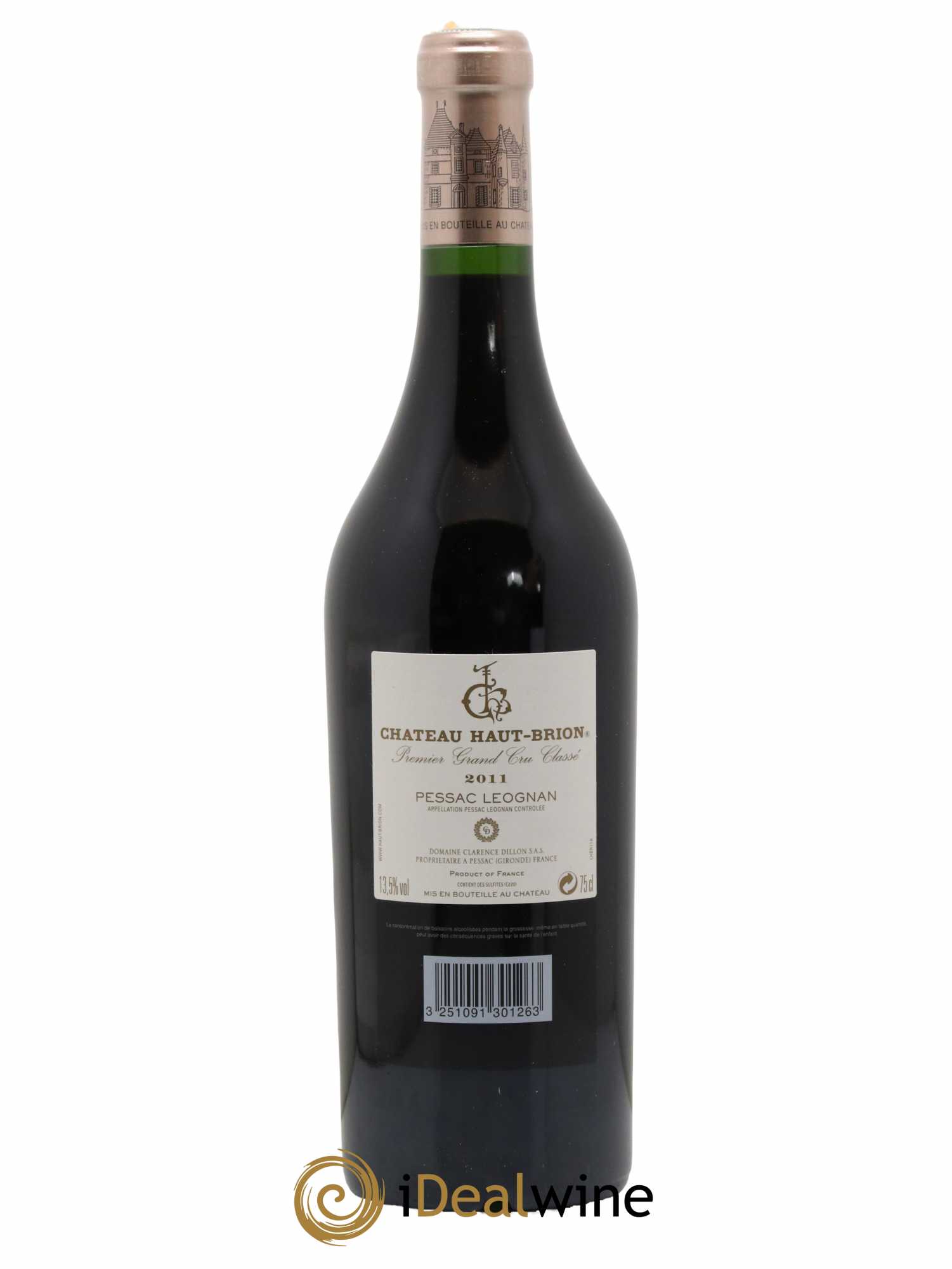 Château Haut Brion 1er Grand Cru Classé 2011 - Lot de 1 bouteille - 1
