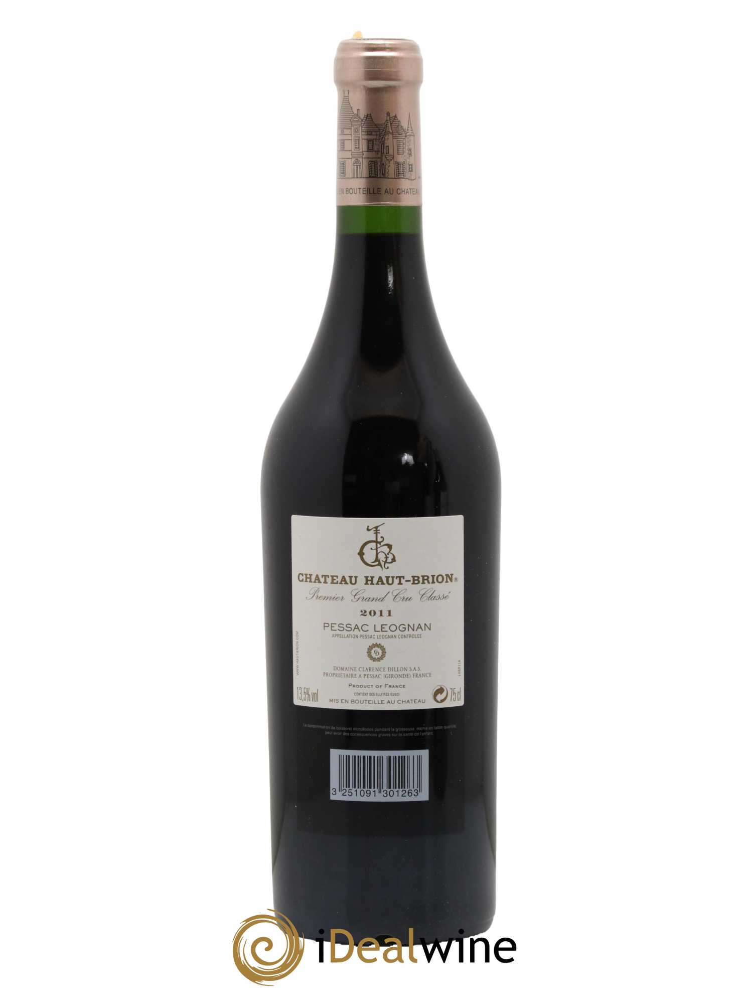 Château Haut Brion 1er Grand Cru Classé 2011 - Lot de 1 bouteille - 1