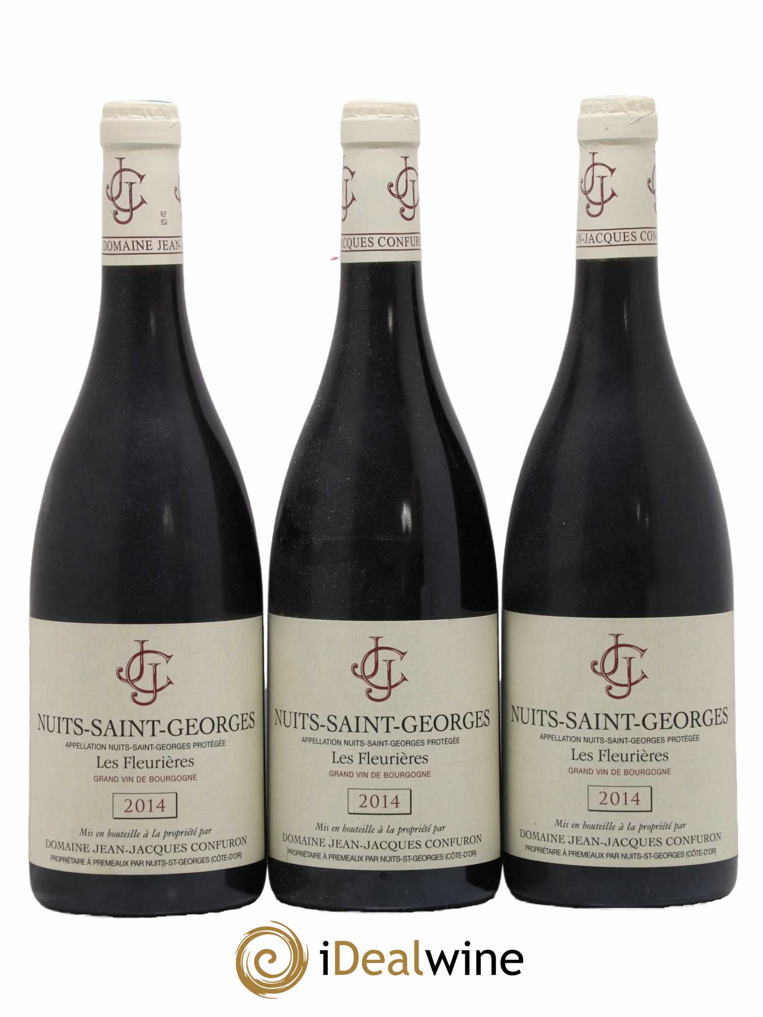 Nuits-Saint-Georges Les Fleurières Jean-Jacques Confuron 2014 - Lot de 3 bouteilles - 0