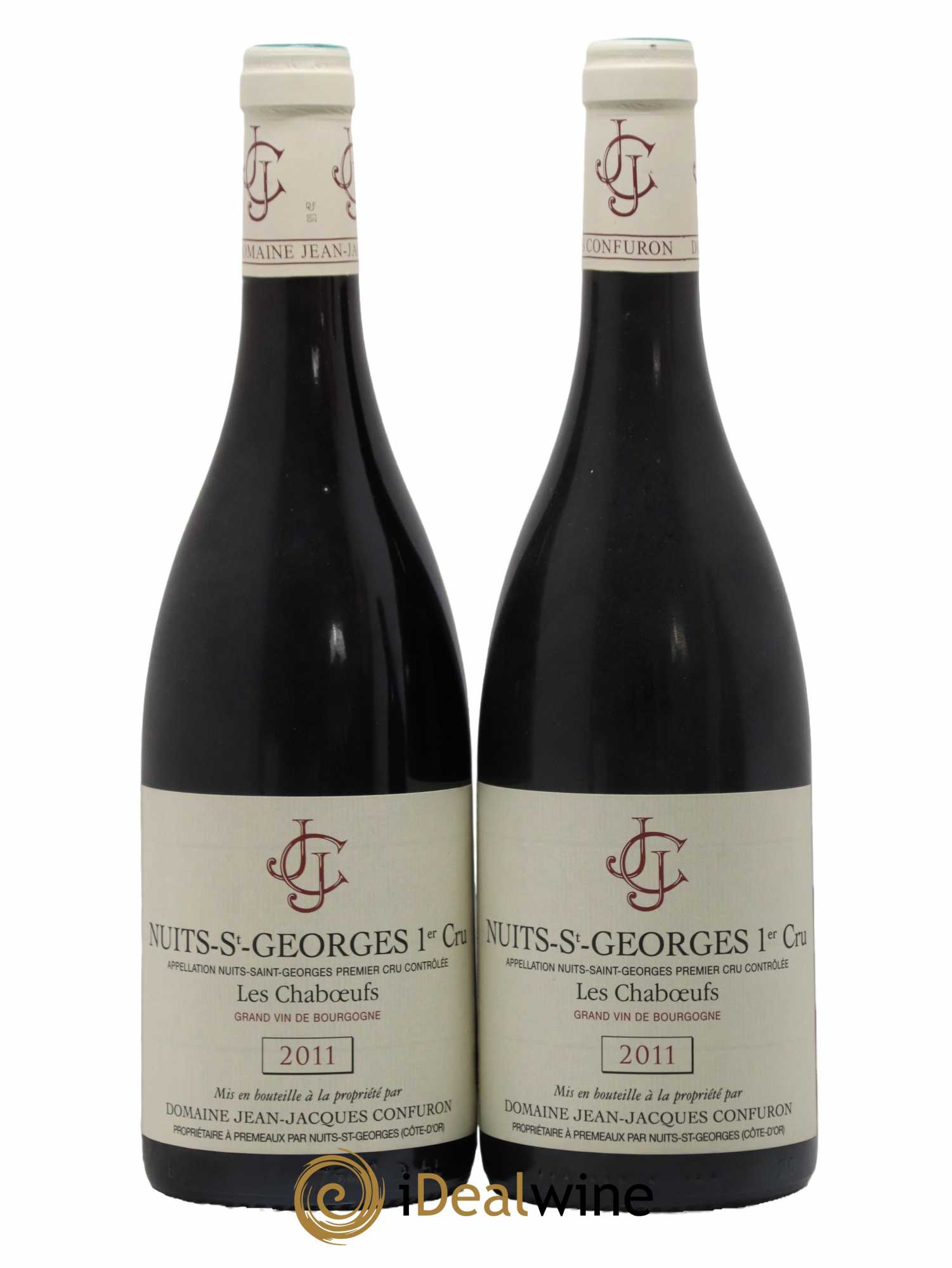 Nuits-Saint-Georges 1er Cru Les Chaboeufs Jean-Jacques Confuron 2011 - Lot de 2 bouteilles - 0