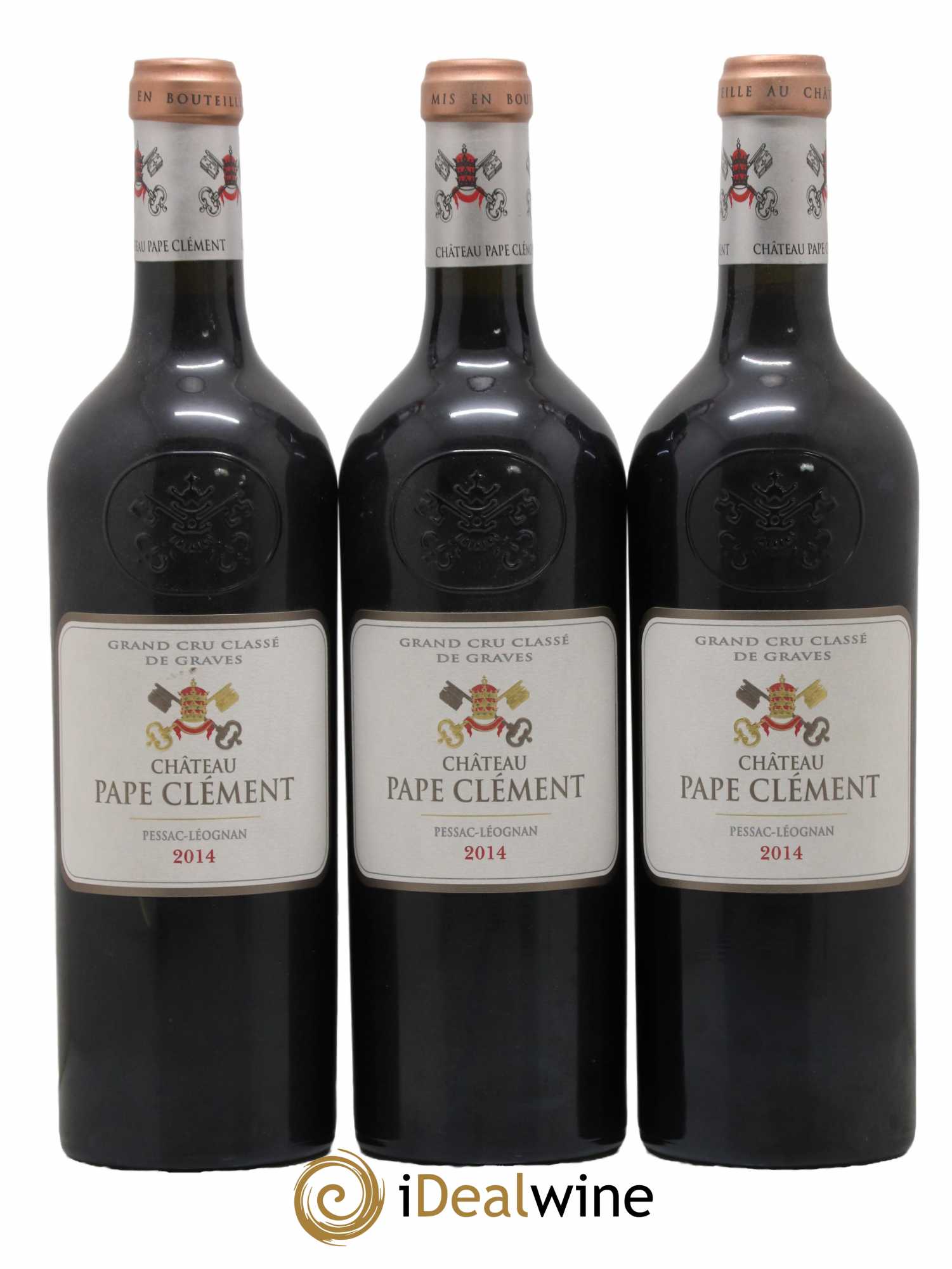 Château Pape Clément Cru Classé de Graves 2014 - Lot de 3 bouteilles - 0