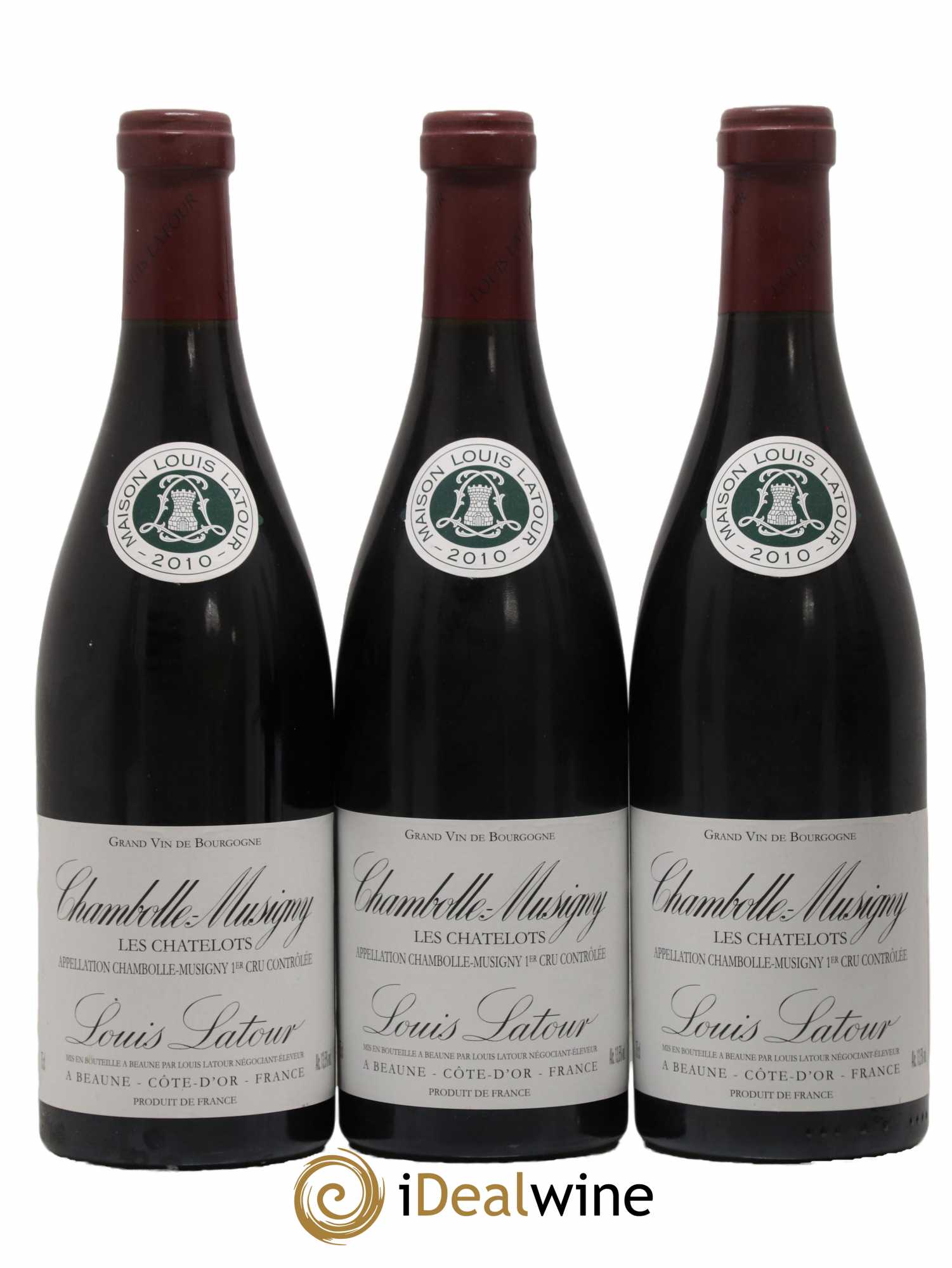 Chambolle-Musigny 1er Cru Les Chatelots Louis Latour  2010 - Lot de 6 bouteilles - 1