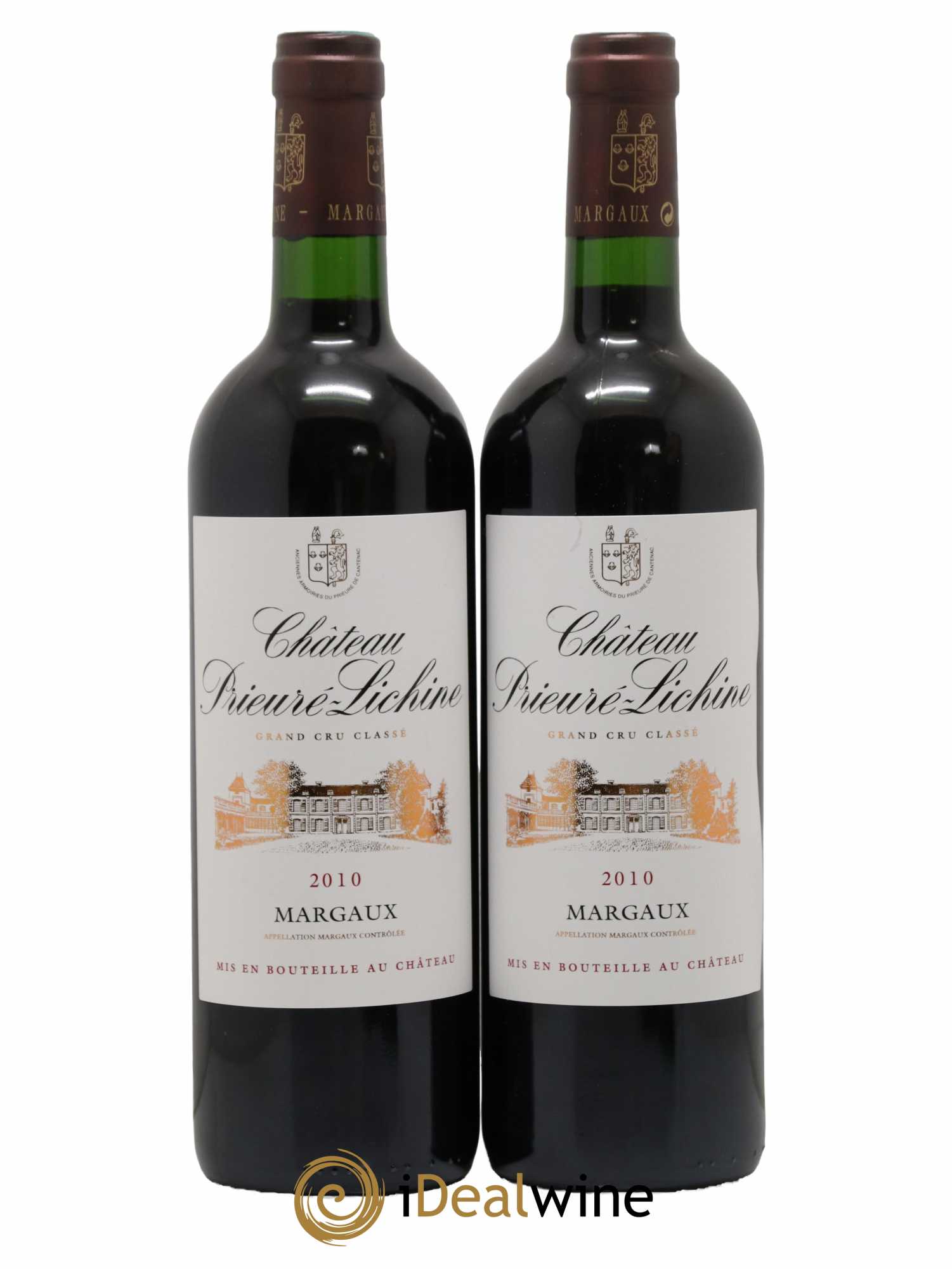 Château Prieuré Lichine 4ème Grand Cru Classé 2010 - Lot de 2 bouteilles - 0