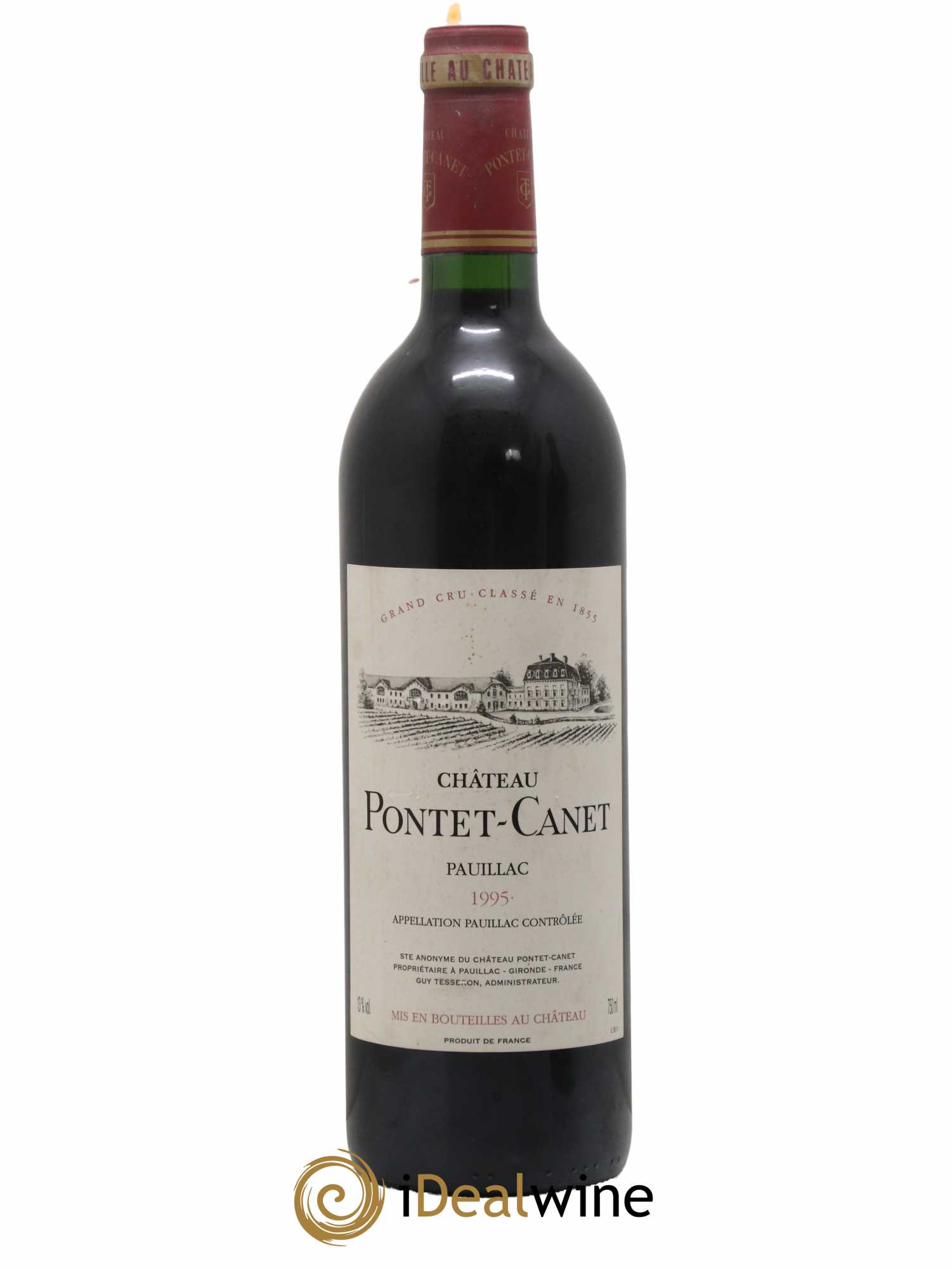 Château Pontet Canet 5ème Grand Cru Classé 1995 - Lot de 1 bouteille - 0