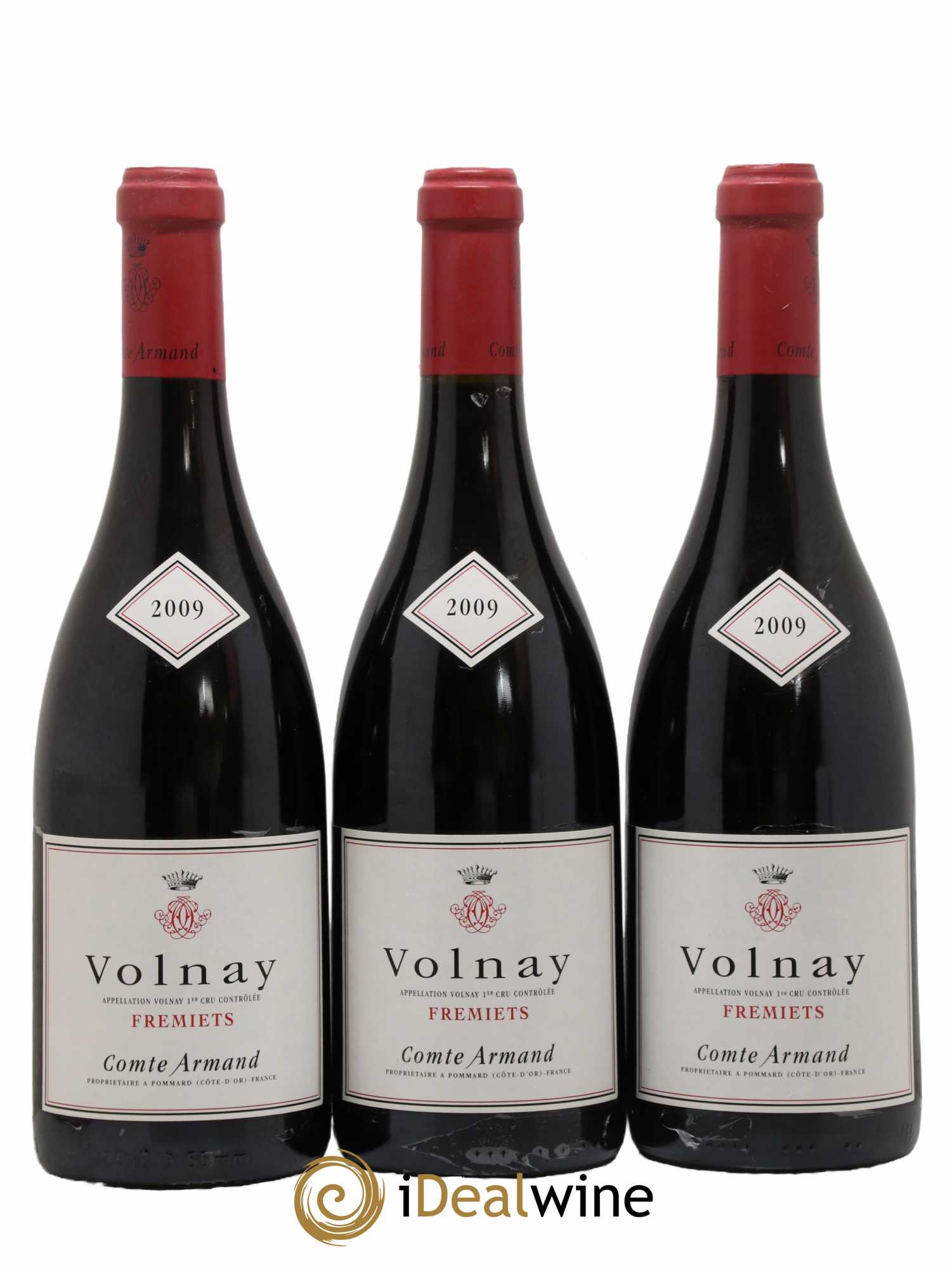 Volnay 1er Cru Les Frémiets Comte Armand 2009 - Lot de 3 bouteilles - 0