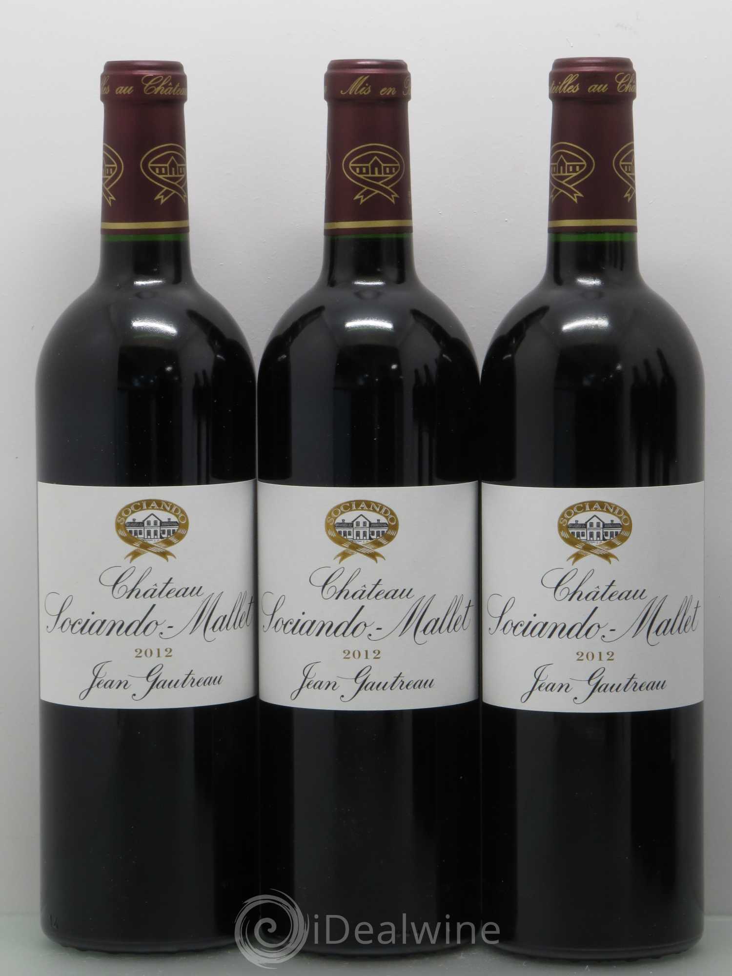 Château Sociando Mallet 2012 - Lot de 6 bouteilles - 1