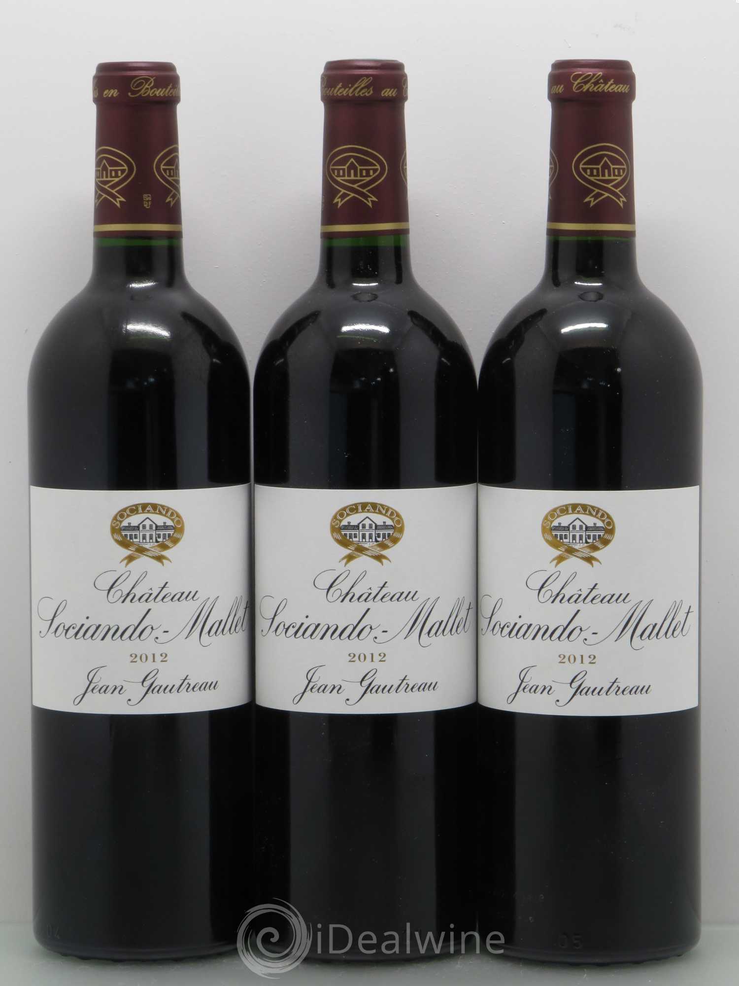 Château Sociando Mallet 2012 - Lot de 6 bouteilles - 2