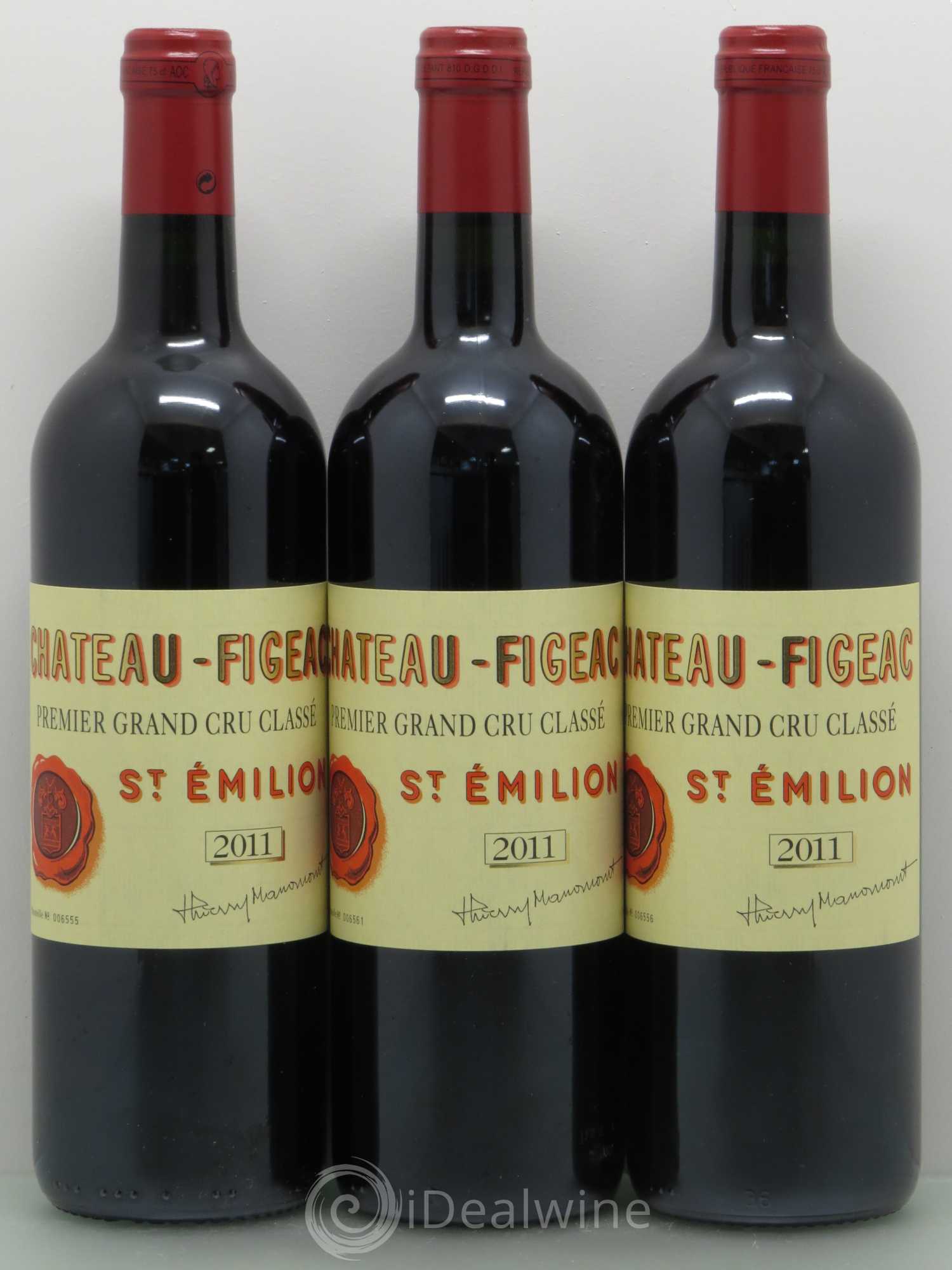 Château Figeac 1er Grand Cru Classé A 2011 - Lot de 6 bouteilles - 1
