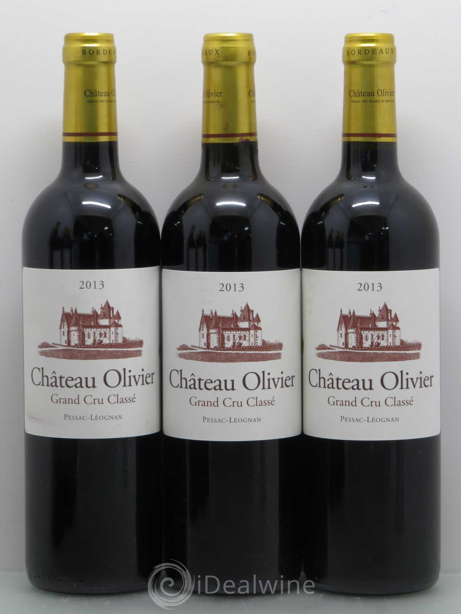 Château Olivier Cru Classé de Graves (sans prix de réserve) 2013 - Lot de 6 bouteilles - 1