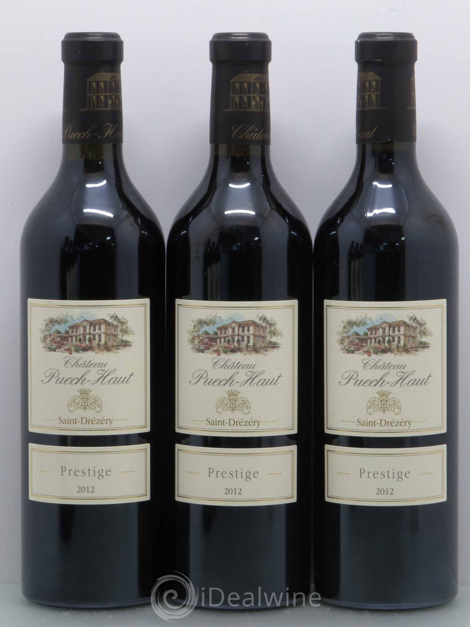 Coteaux du Languedoc Château Puech-Haut Prestige Gérard Bru (sans prix de réserve) 2012 - Lot de 3 bouteilles - 0